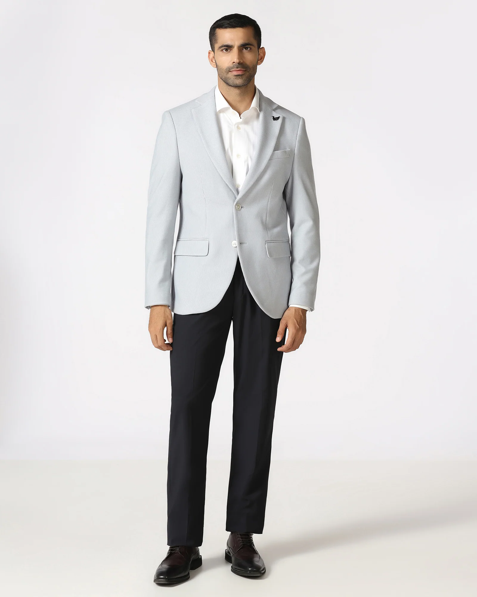 Airforce Blue Stripe Blazer - Ciroc - Image 3