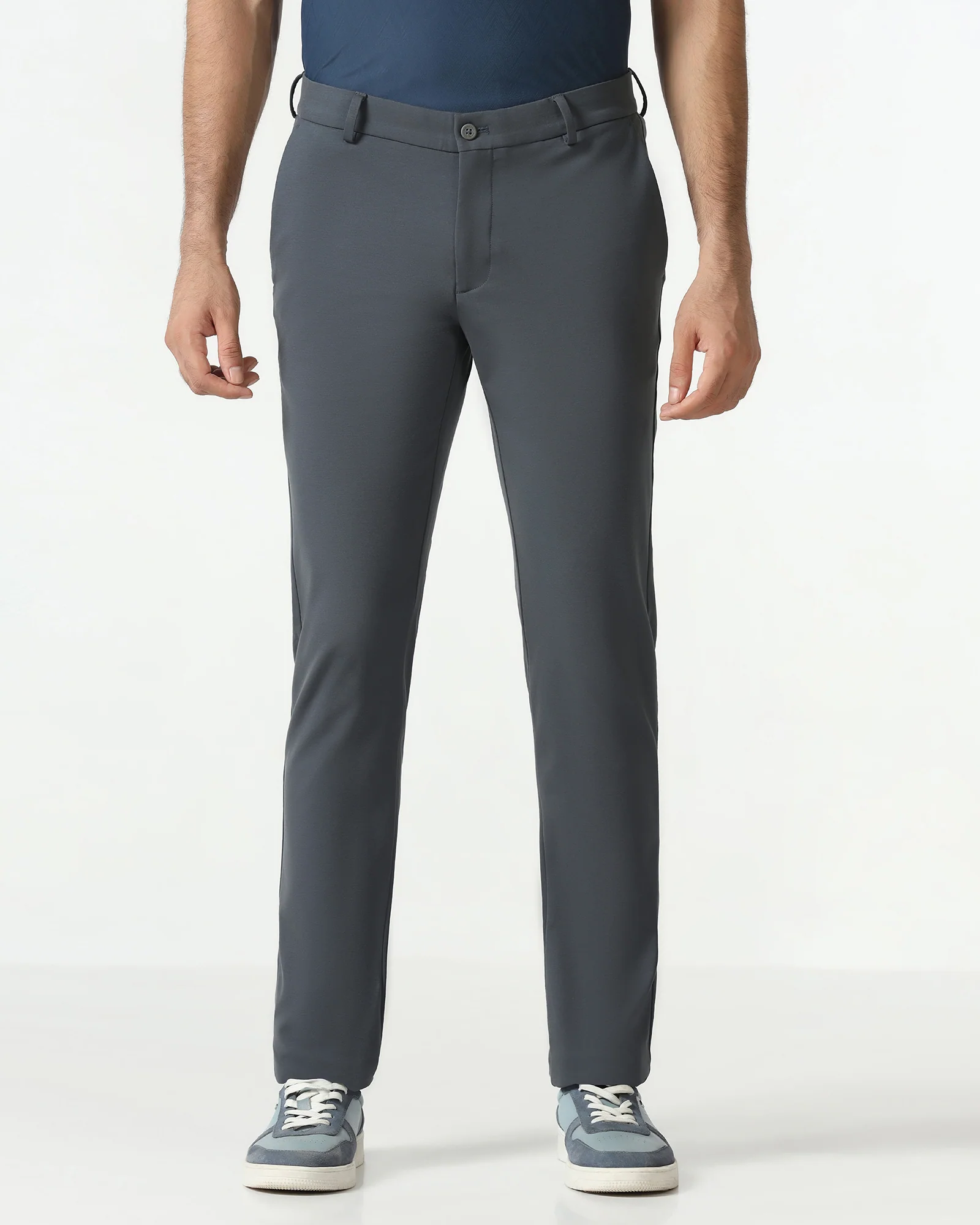 Ash Grey TechPro Solid Khakis - Ziea - Image 3