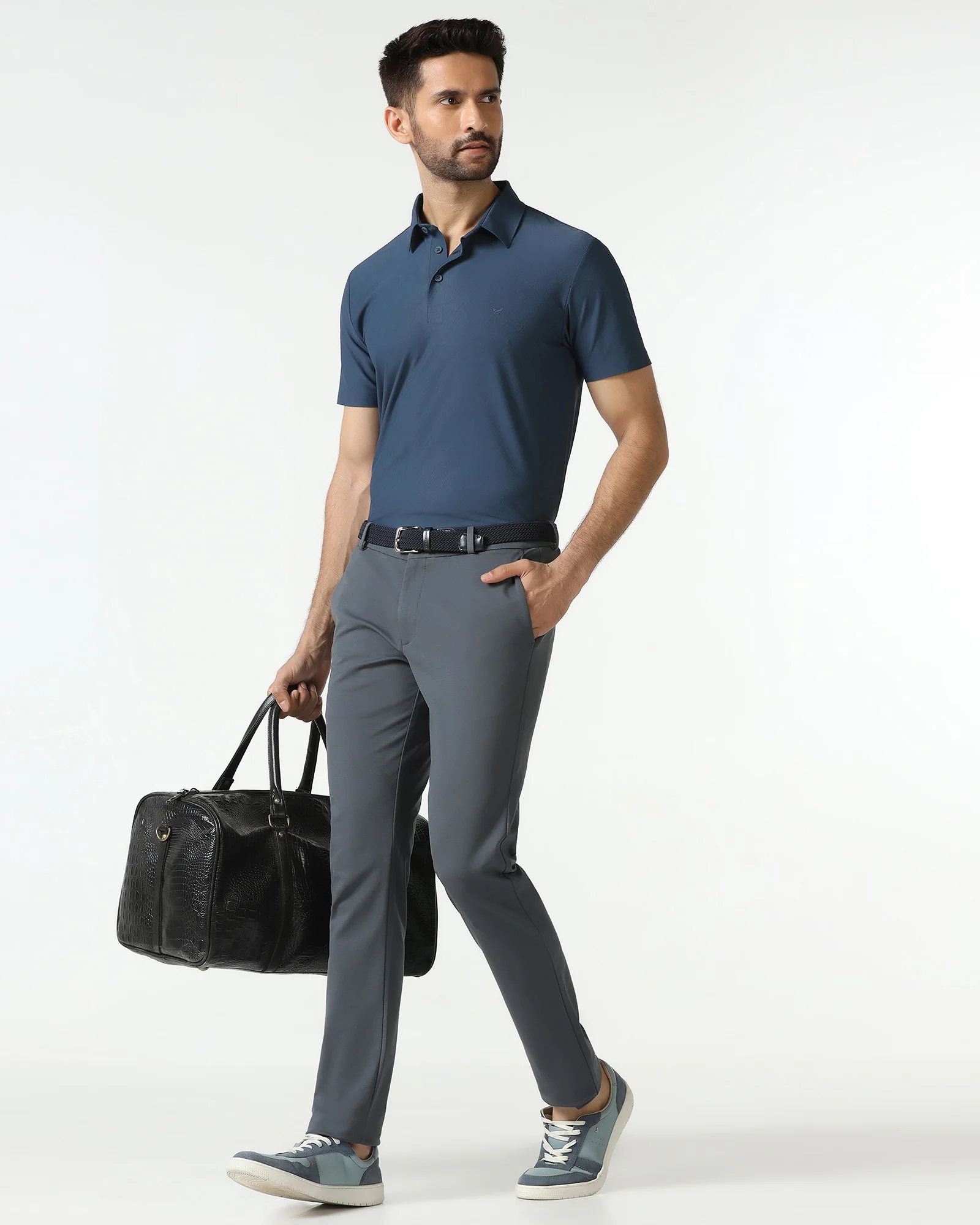 Ash Grey TechPro Solid Khakis - Ziea - Image 7