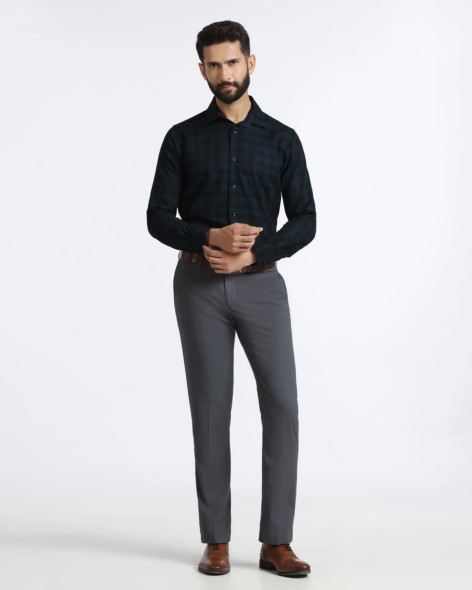 Beetle Check Shirt - Reflex - Image 3