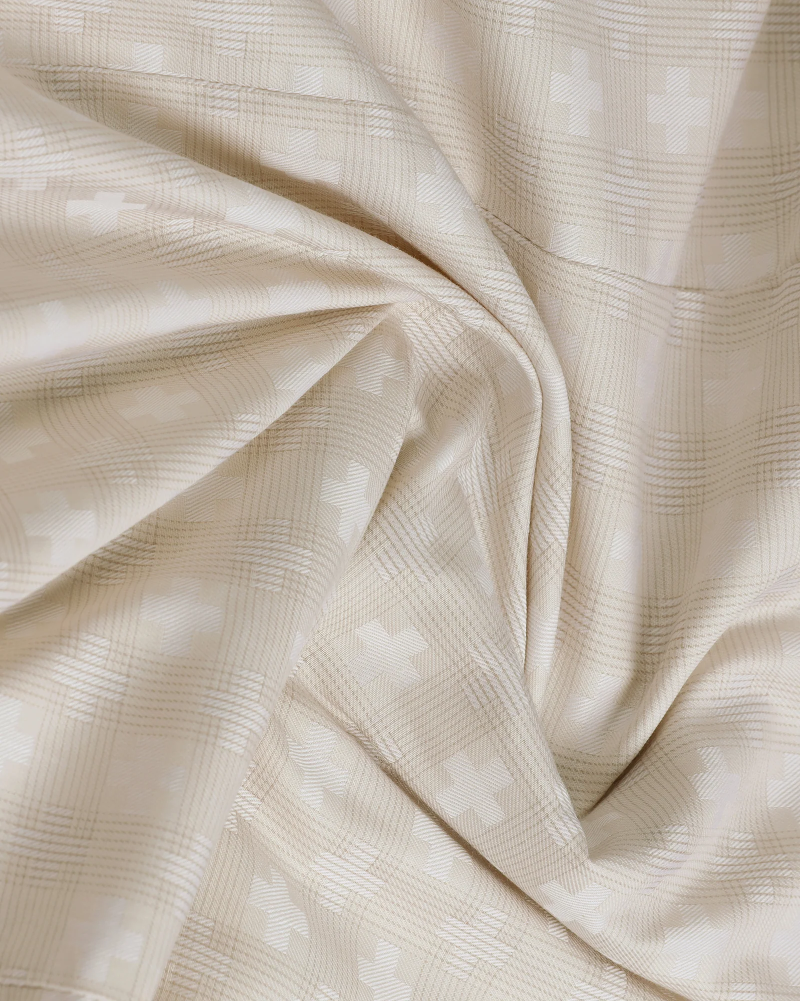 Beige Check Shirt - Fivel - Image 6
