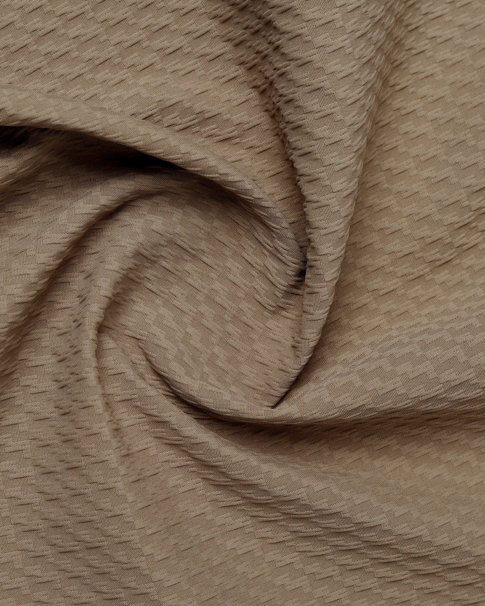 Beige Half Sleeve Textured Shirt - Kratos - Image 6