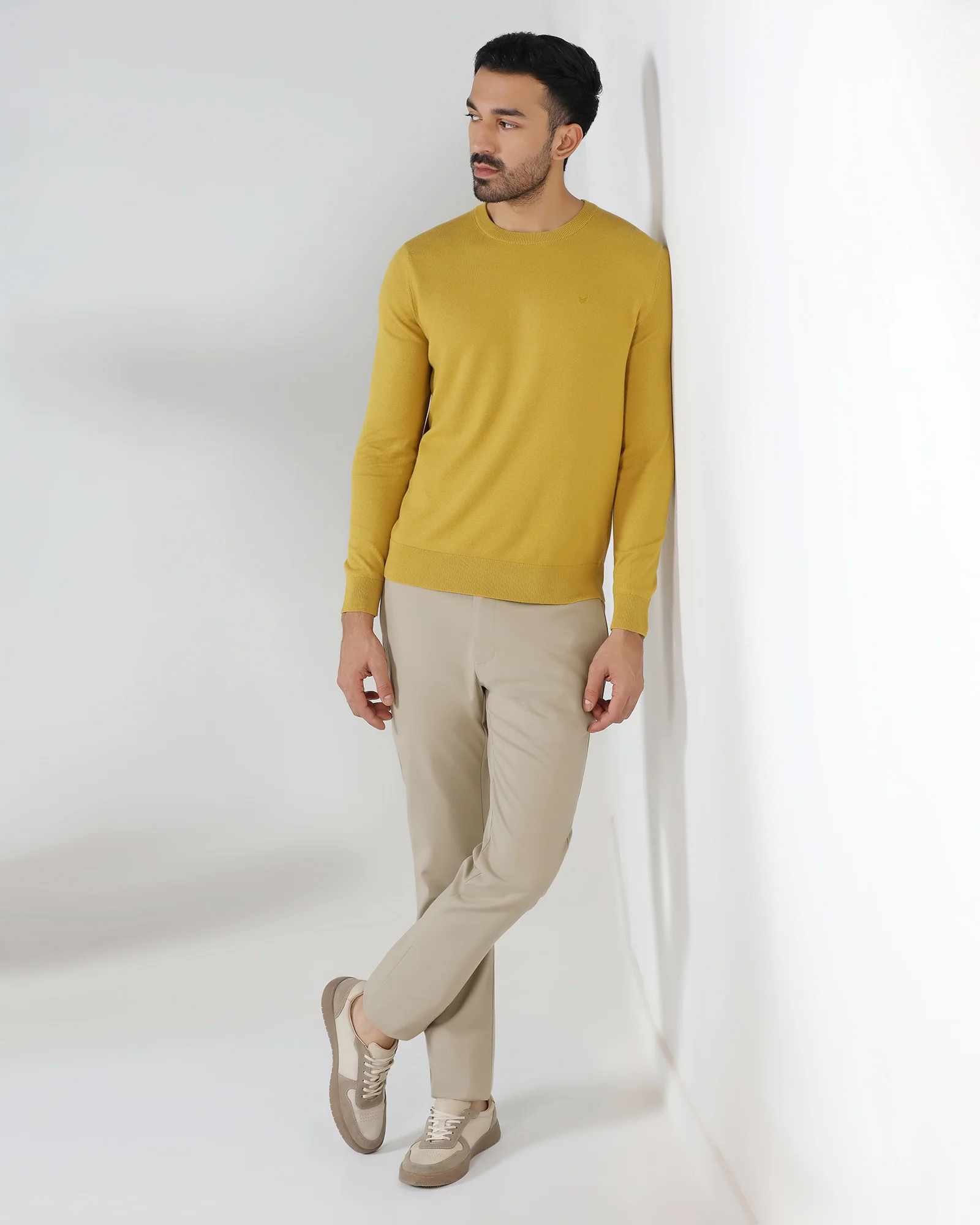 Beige Non Iron Solid Khakis - Tigiris - Image 6