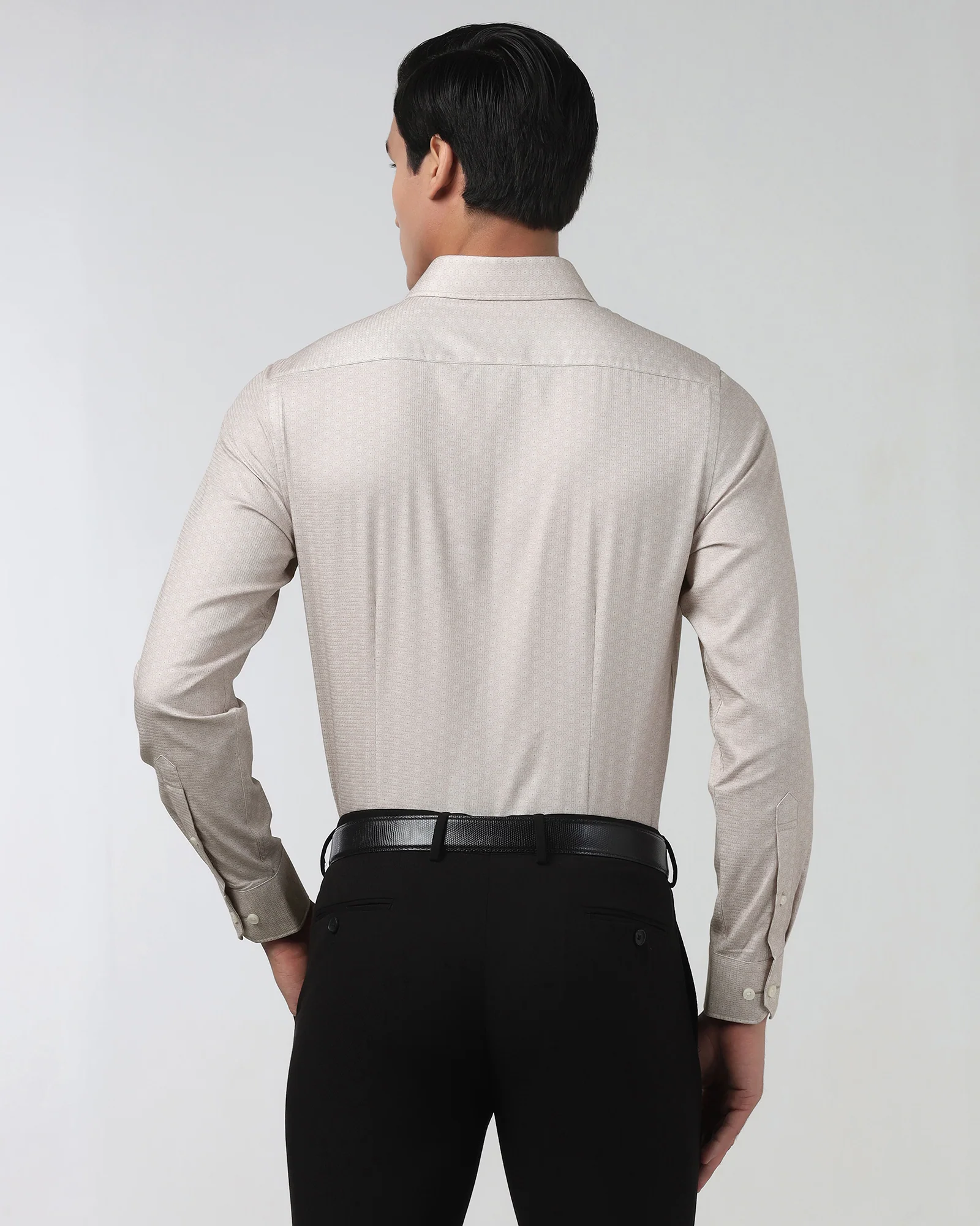 Beige Printed Shirt - Anise - Image 2