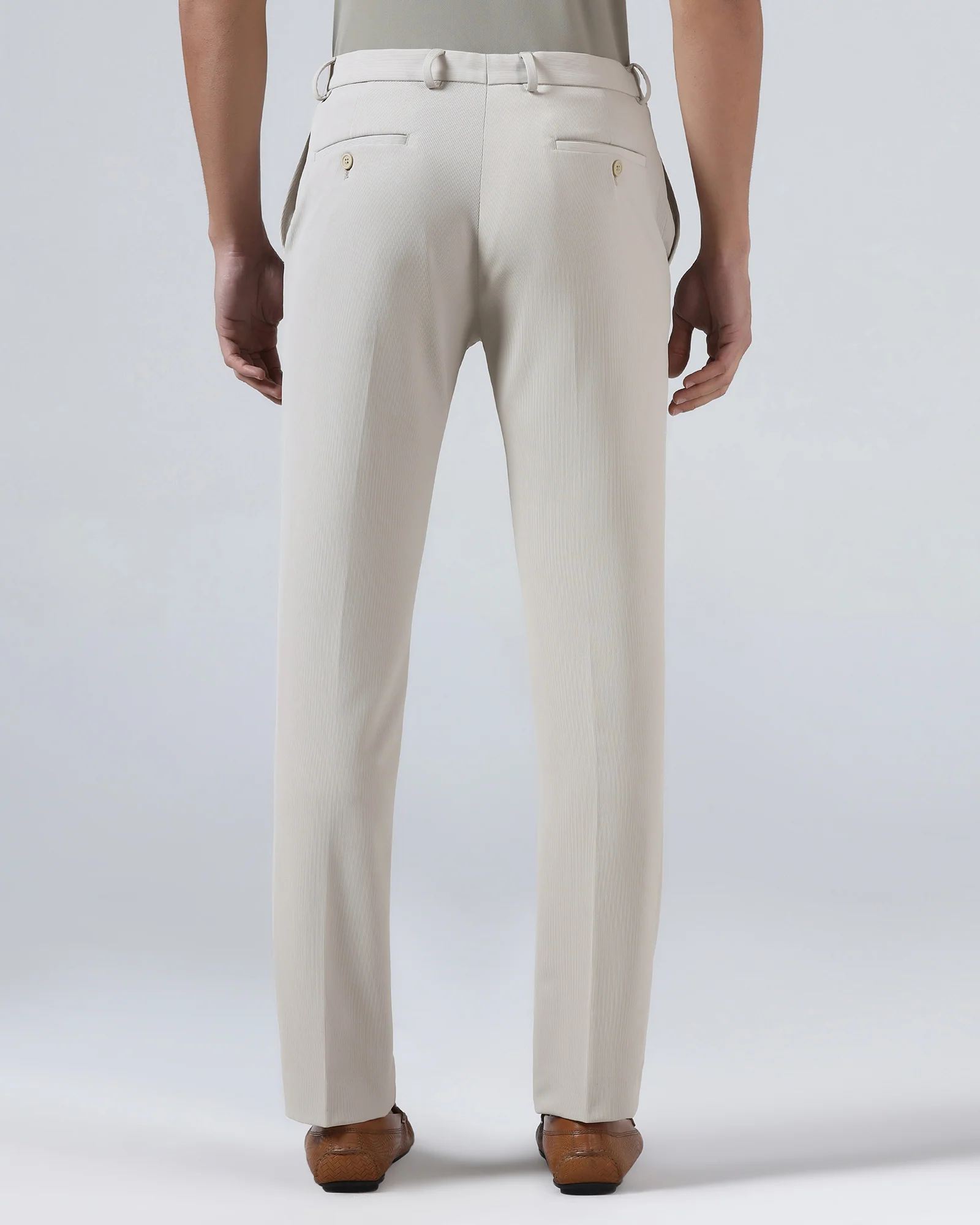 Beige TechPro Stripe Trouser - Martini - Image 2