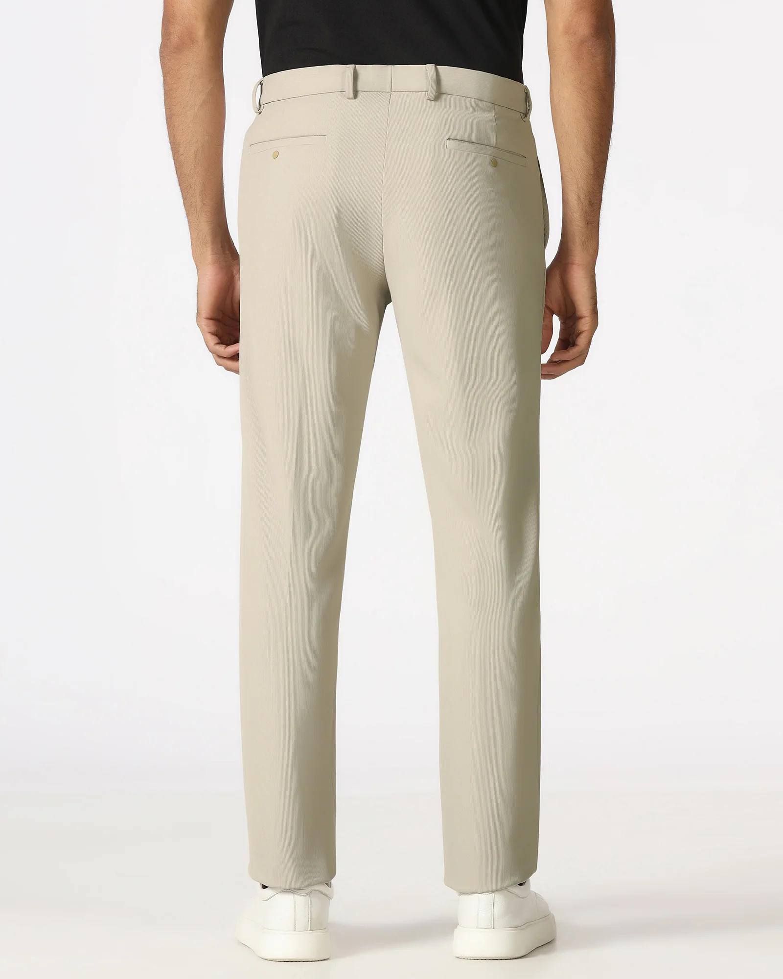 Beige TechPro Stripe Trouser - Martini - Image 2