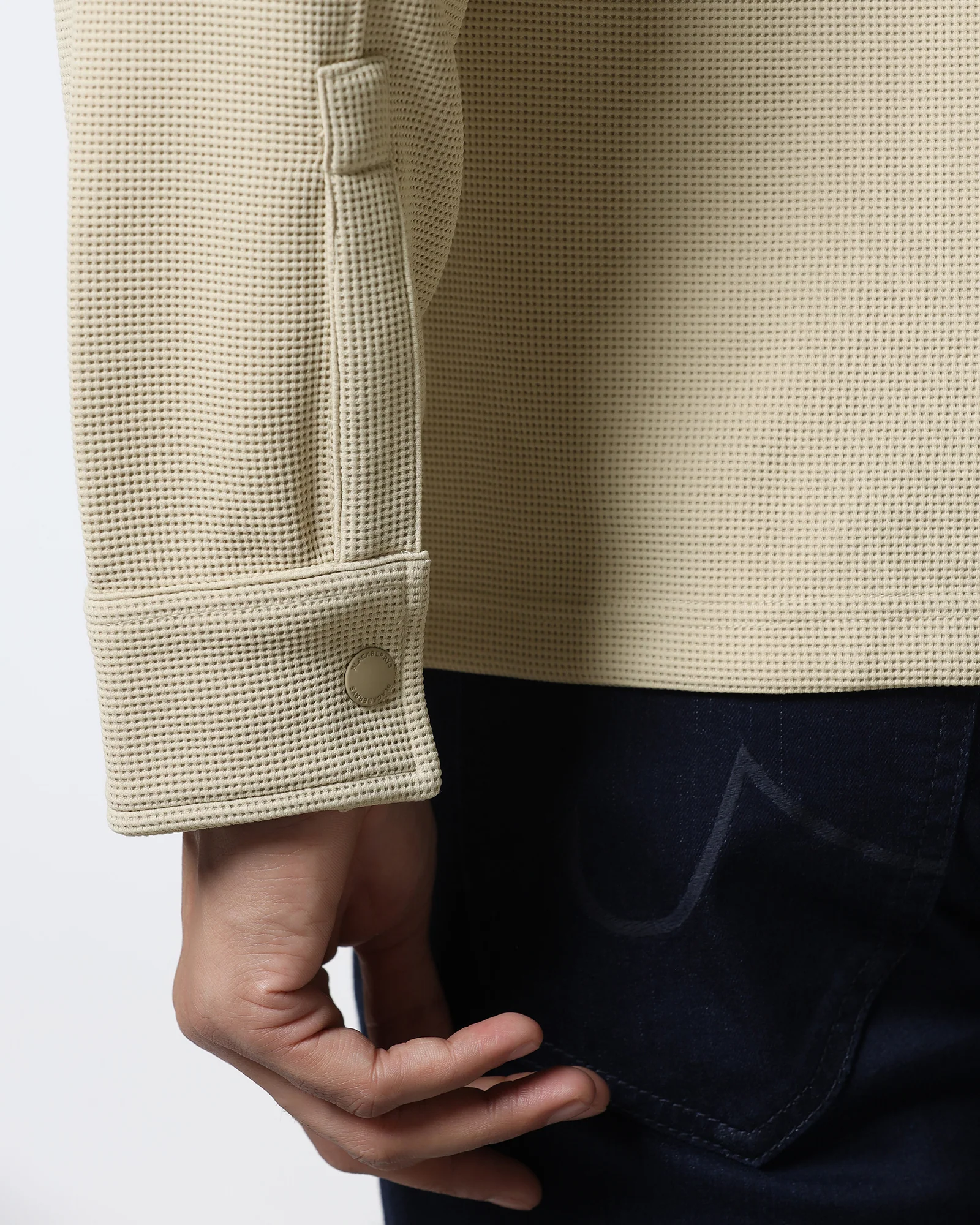 Beige Textured Sweatshirt - Glock - Image 6