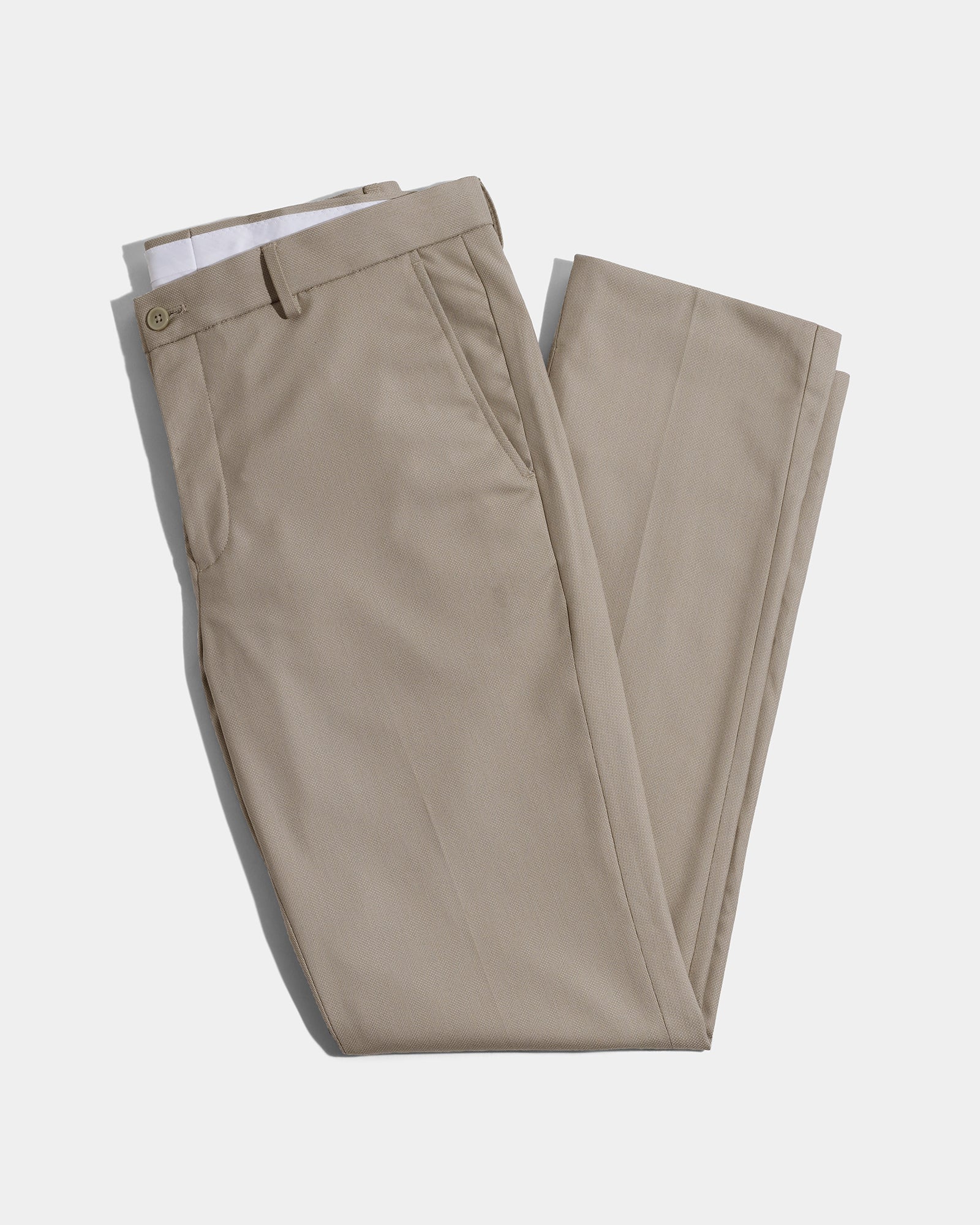 Beige Textured Trouser - Alan - Image 5