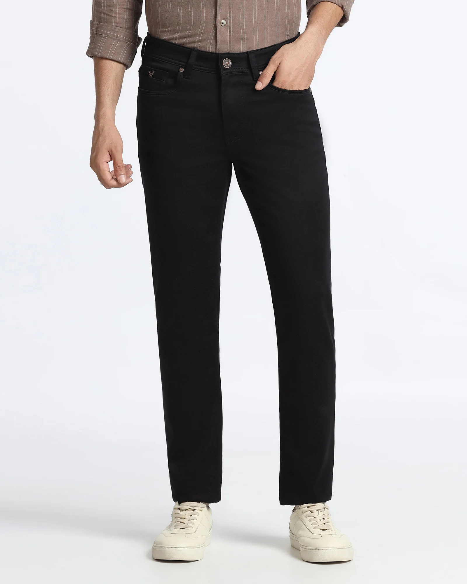 Black Bleed Zero Slim Comfort Jeans - Abto - Image 3
