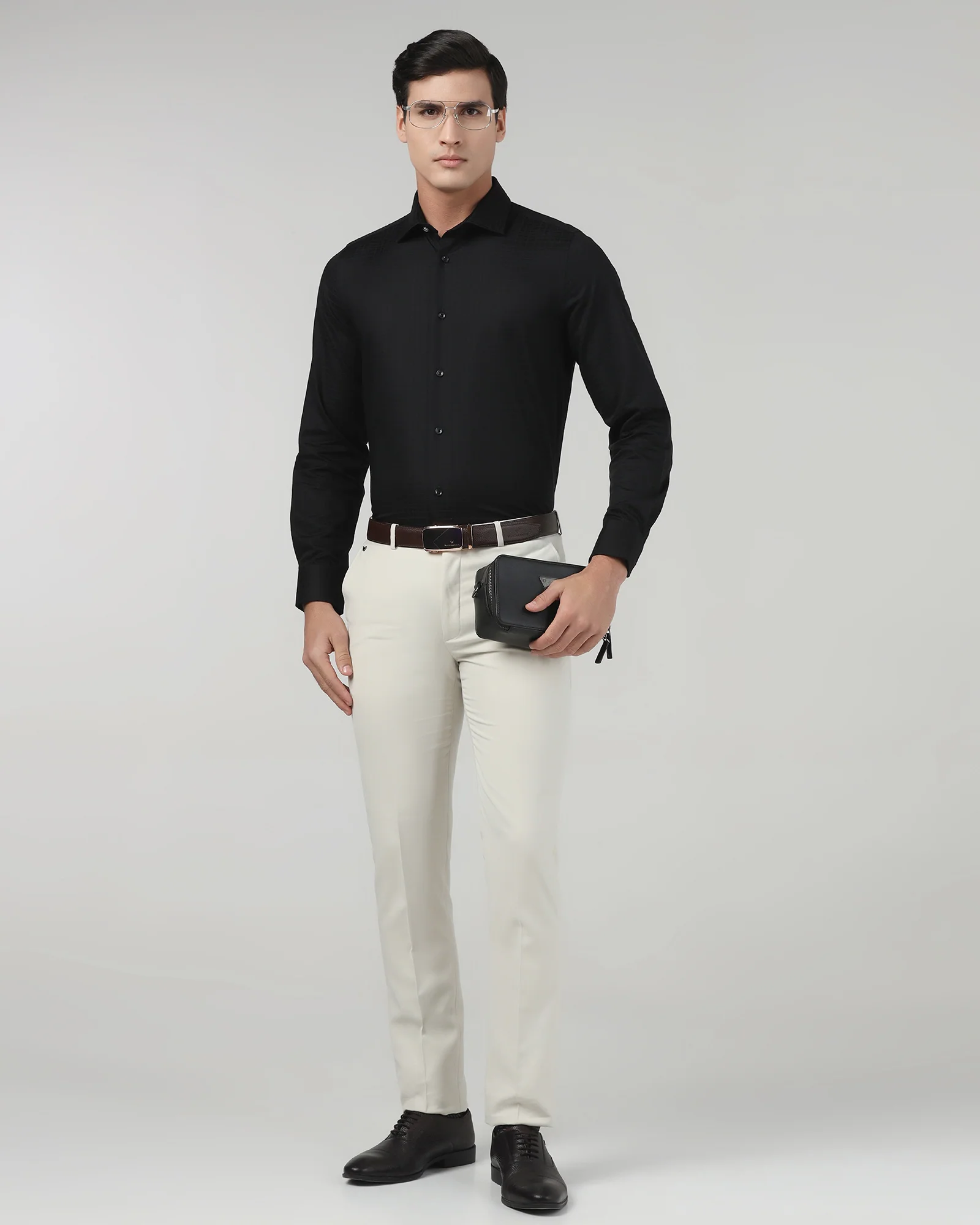 Black Check Shirt - Lexus - Image 7