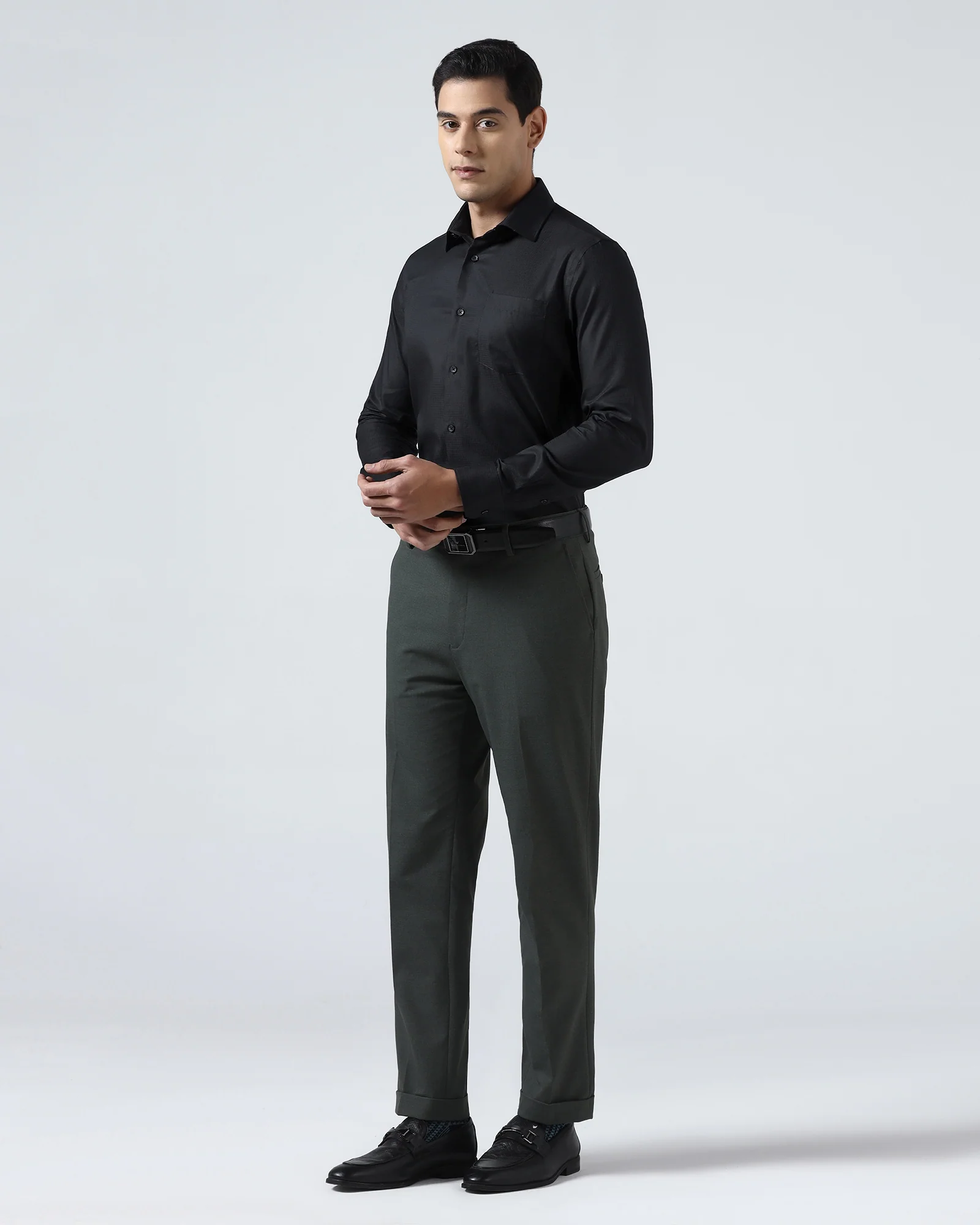 Black Check Shirt - Phylem - Image 3