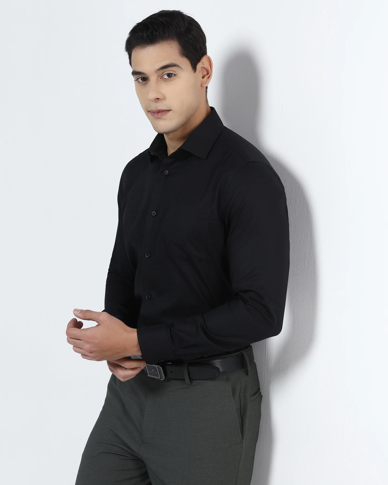 Black Check Shirt - Phylem - Image 7