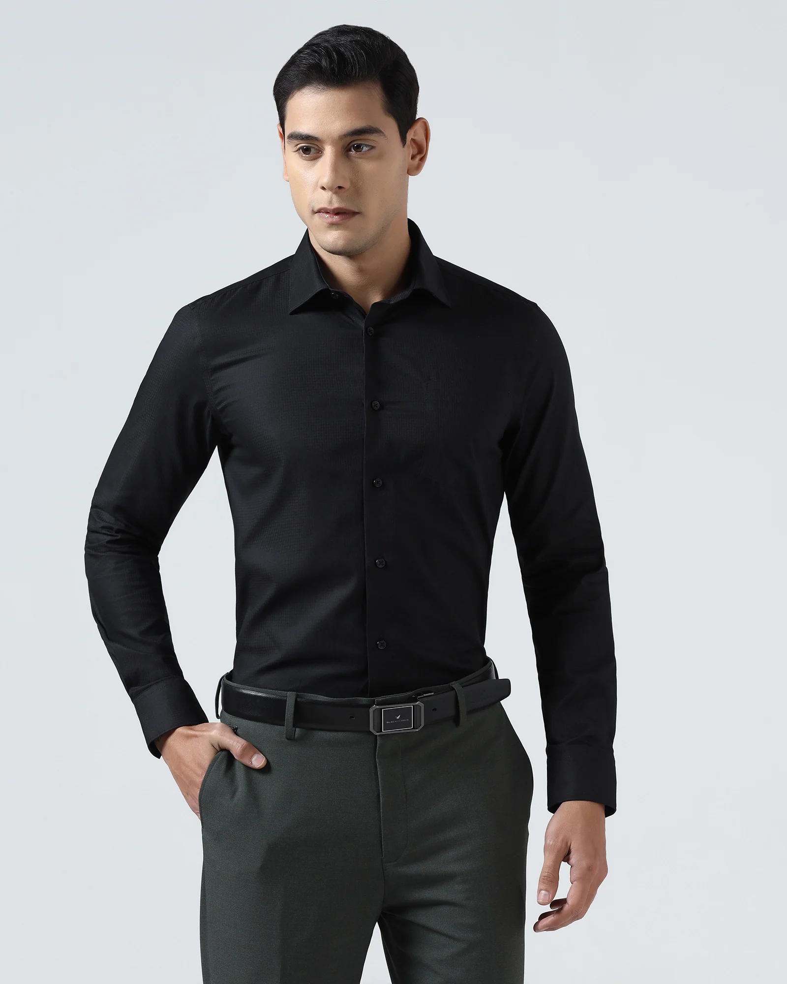 Black Check Shirt - Phylem - Image 9