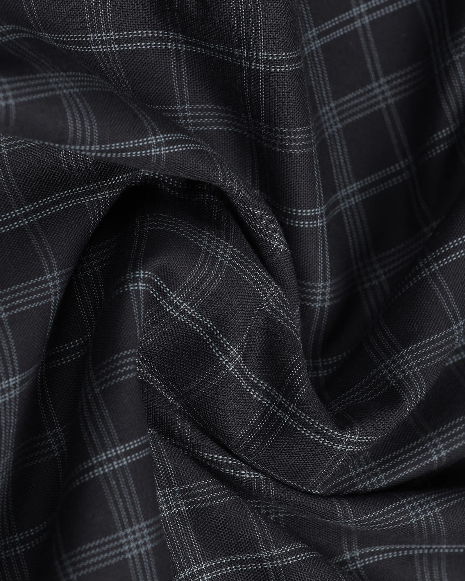 Black Check Shirt - Renew - Image 6