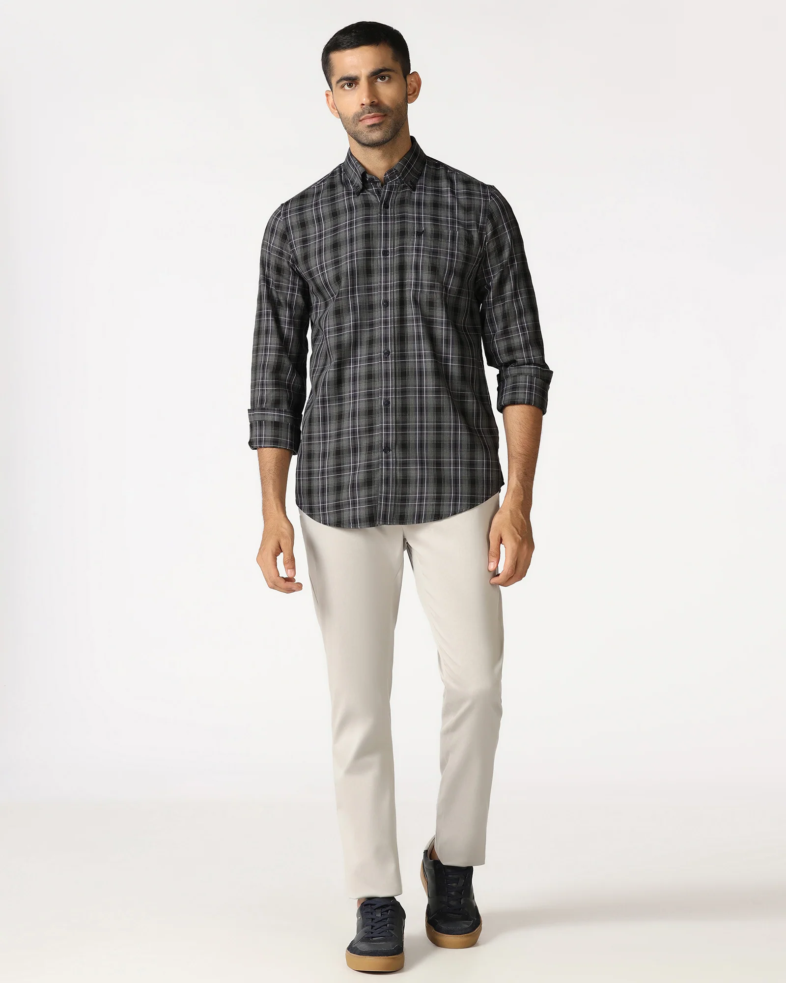 Black Check Shirt - Yahiko - Image 3