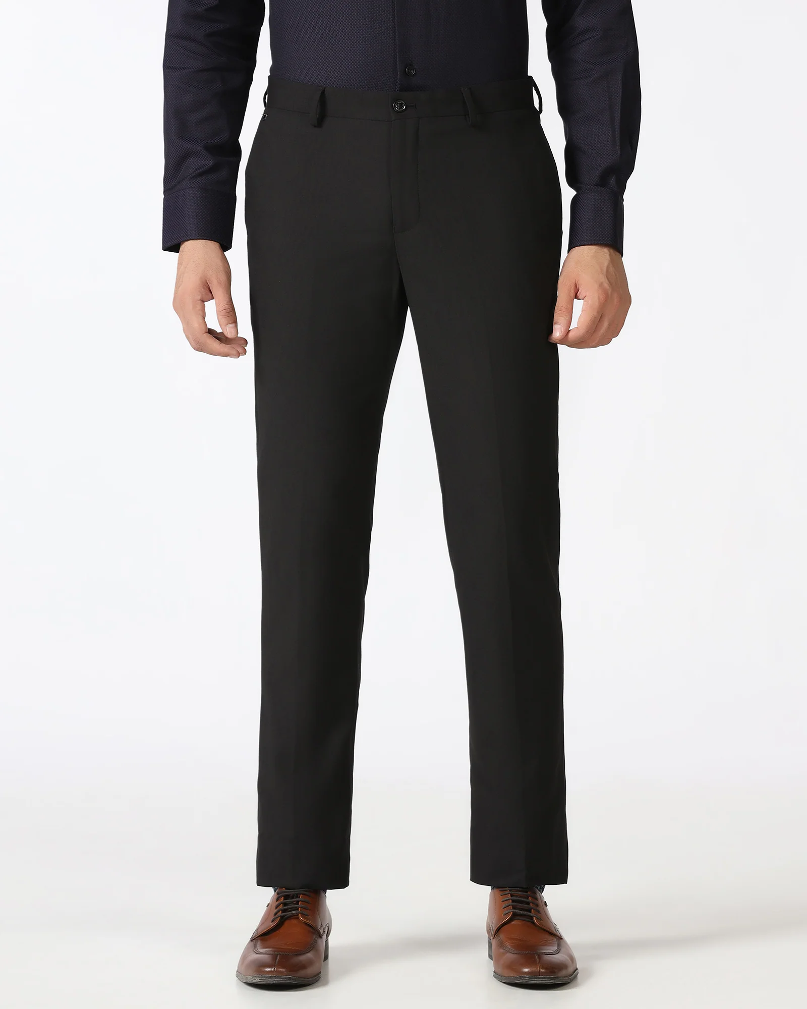 Black Check Trouser - Baylor - Image 3
