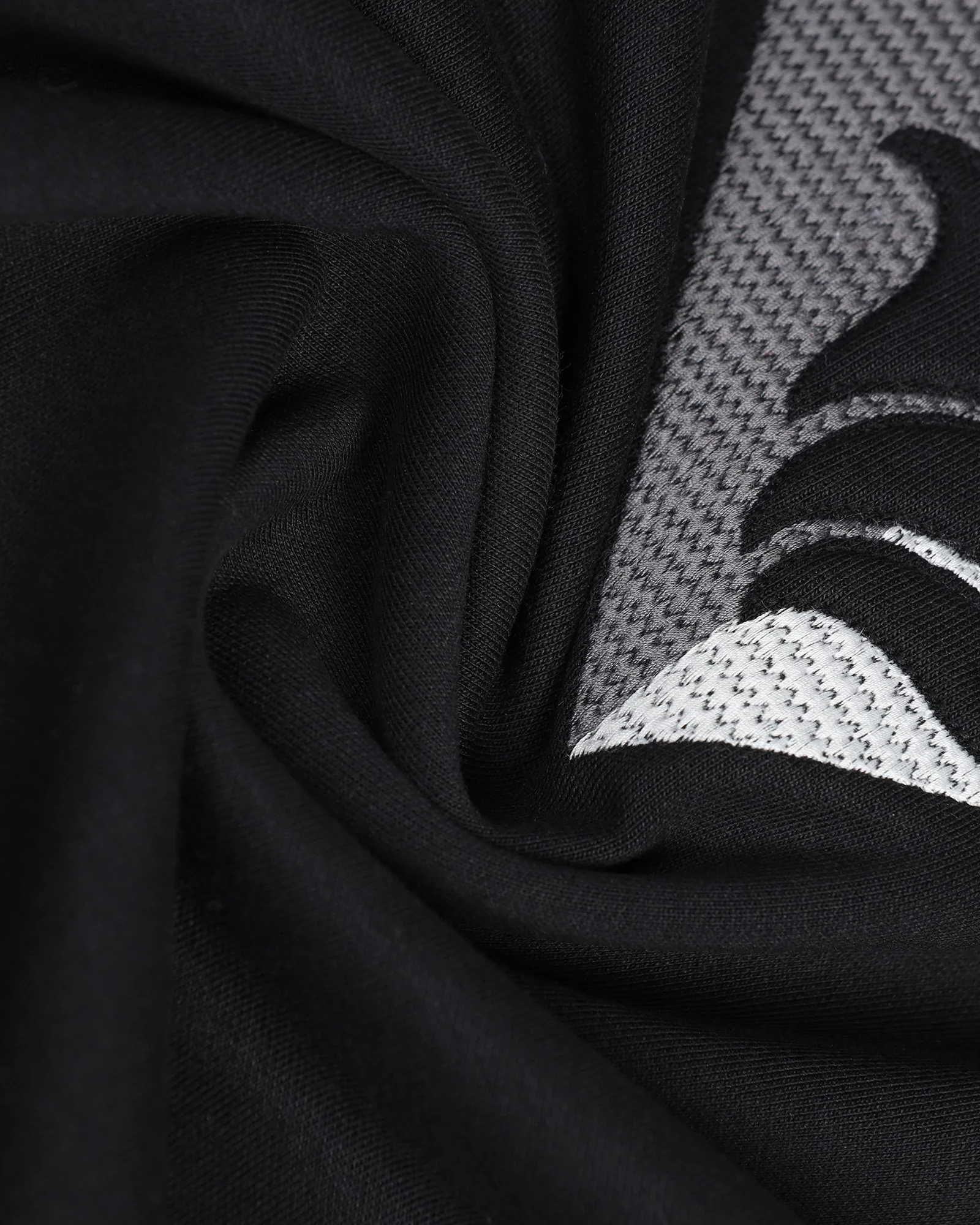 Black Crew Neck Solid Sweatshirt - Bling - Image 5