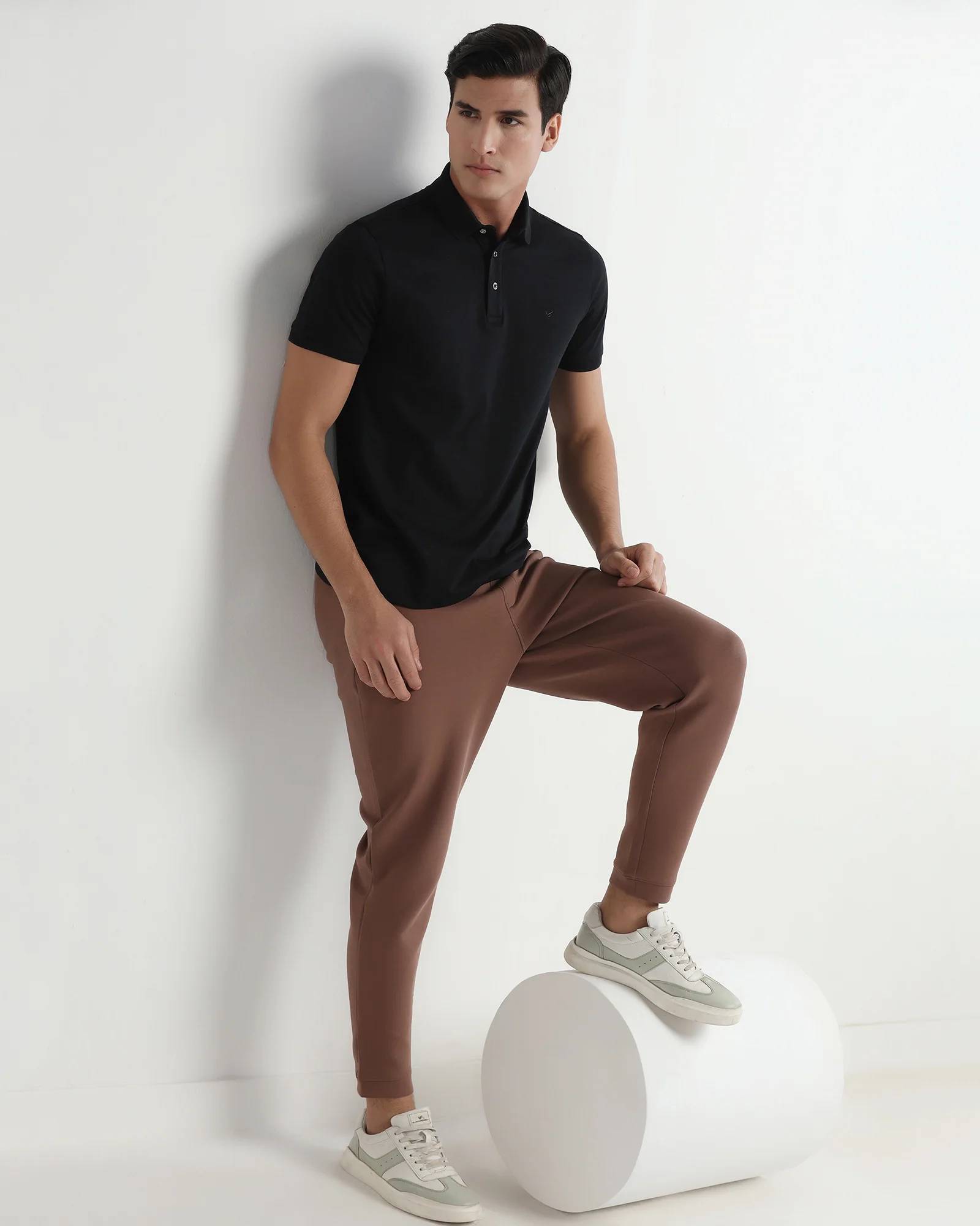 Black Luxe Solid Polo - Toll - Image 8