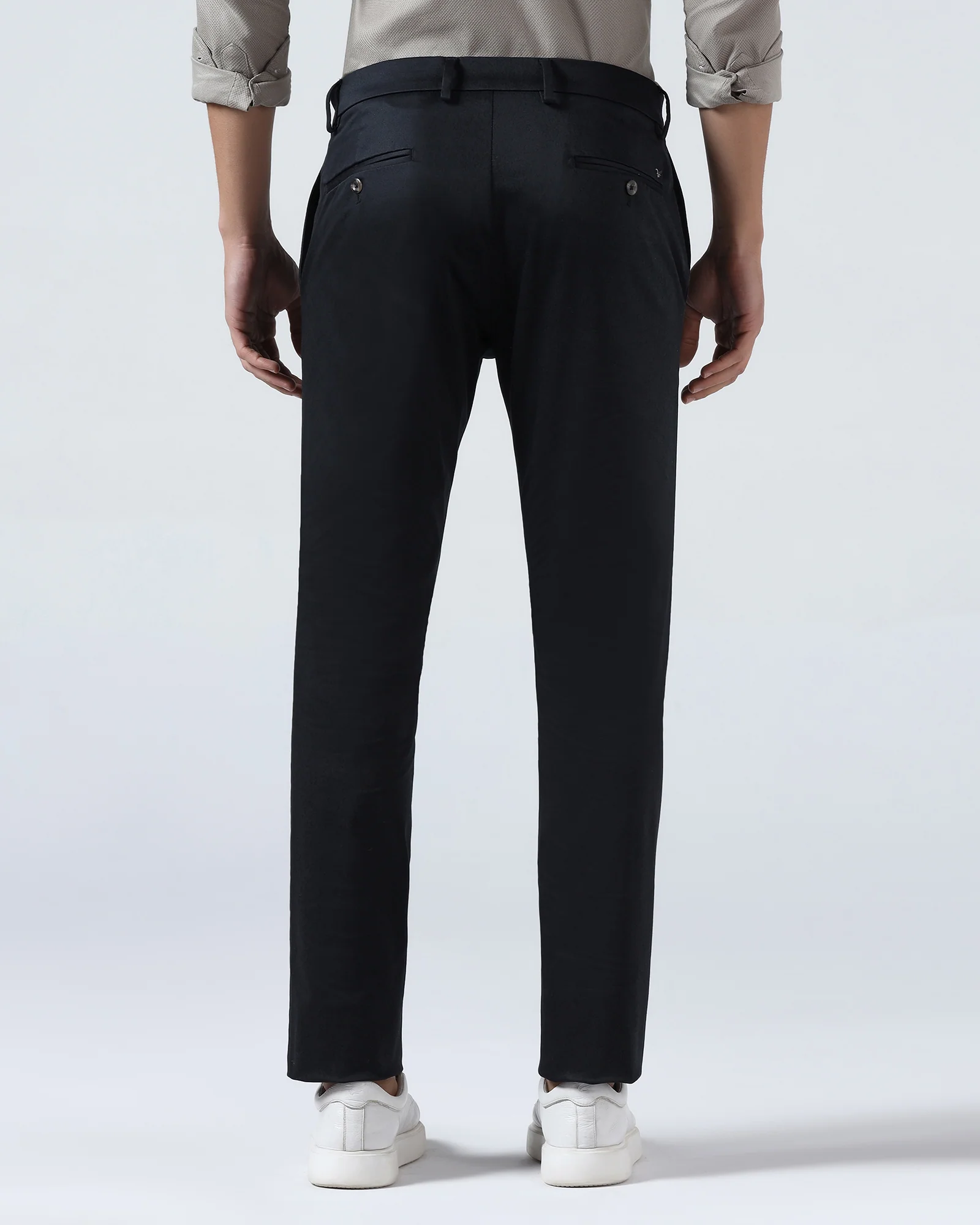 Black Non Iron Solid Khaki - Cypres - Image 2