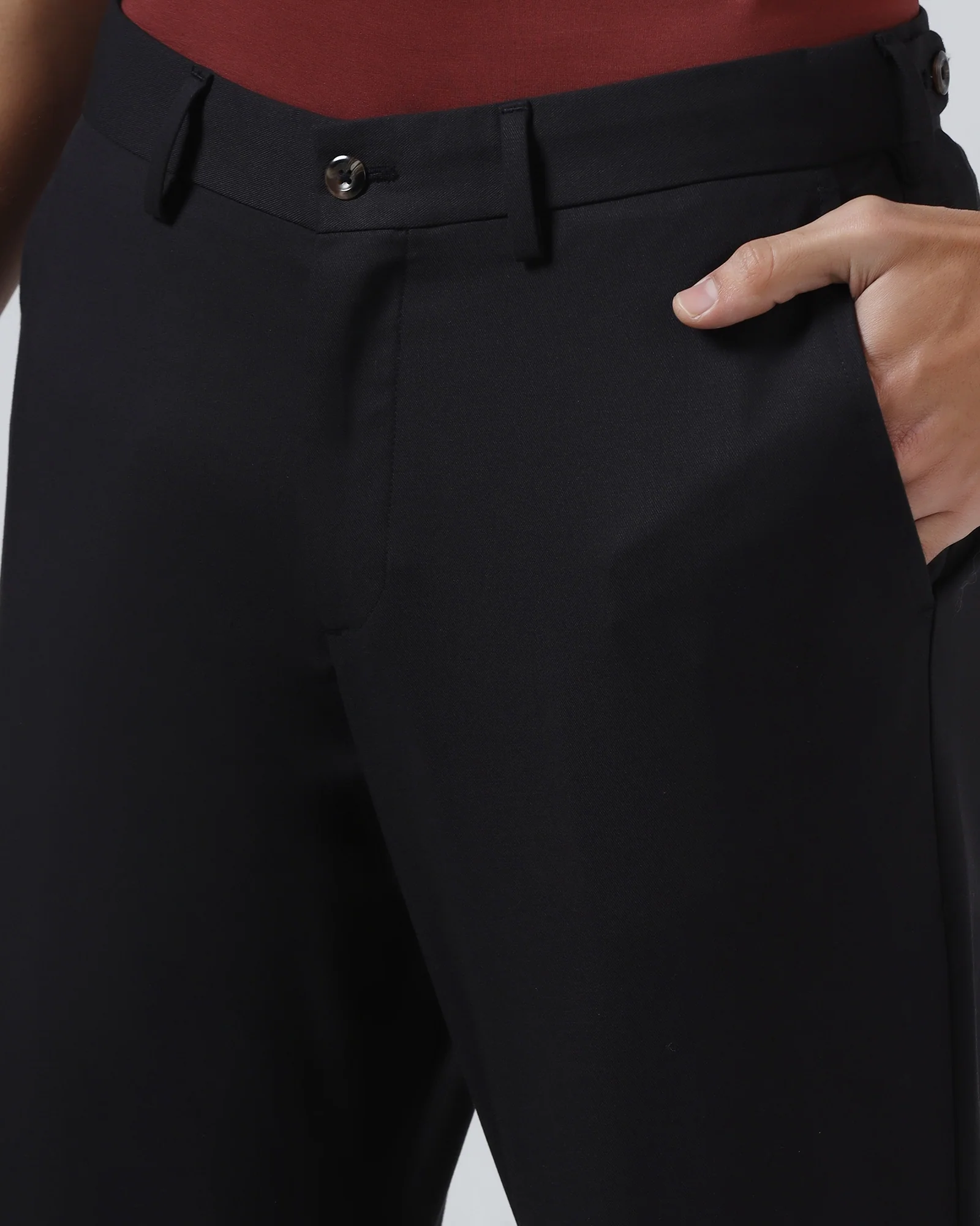 Black Non Iron Solid Khaki - Maple - Image 4