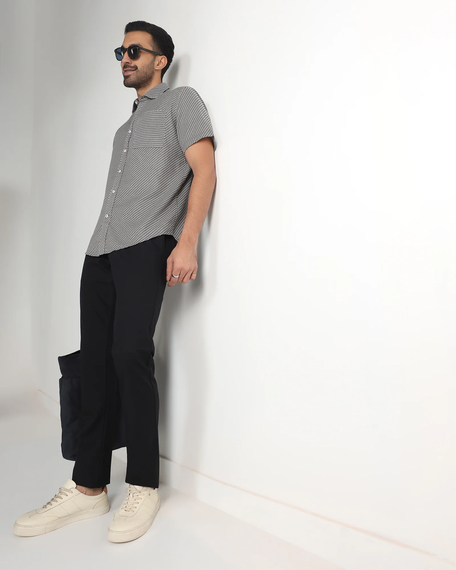 Black Unwrinkle Solid Khakis - Tigris - Image 5