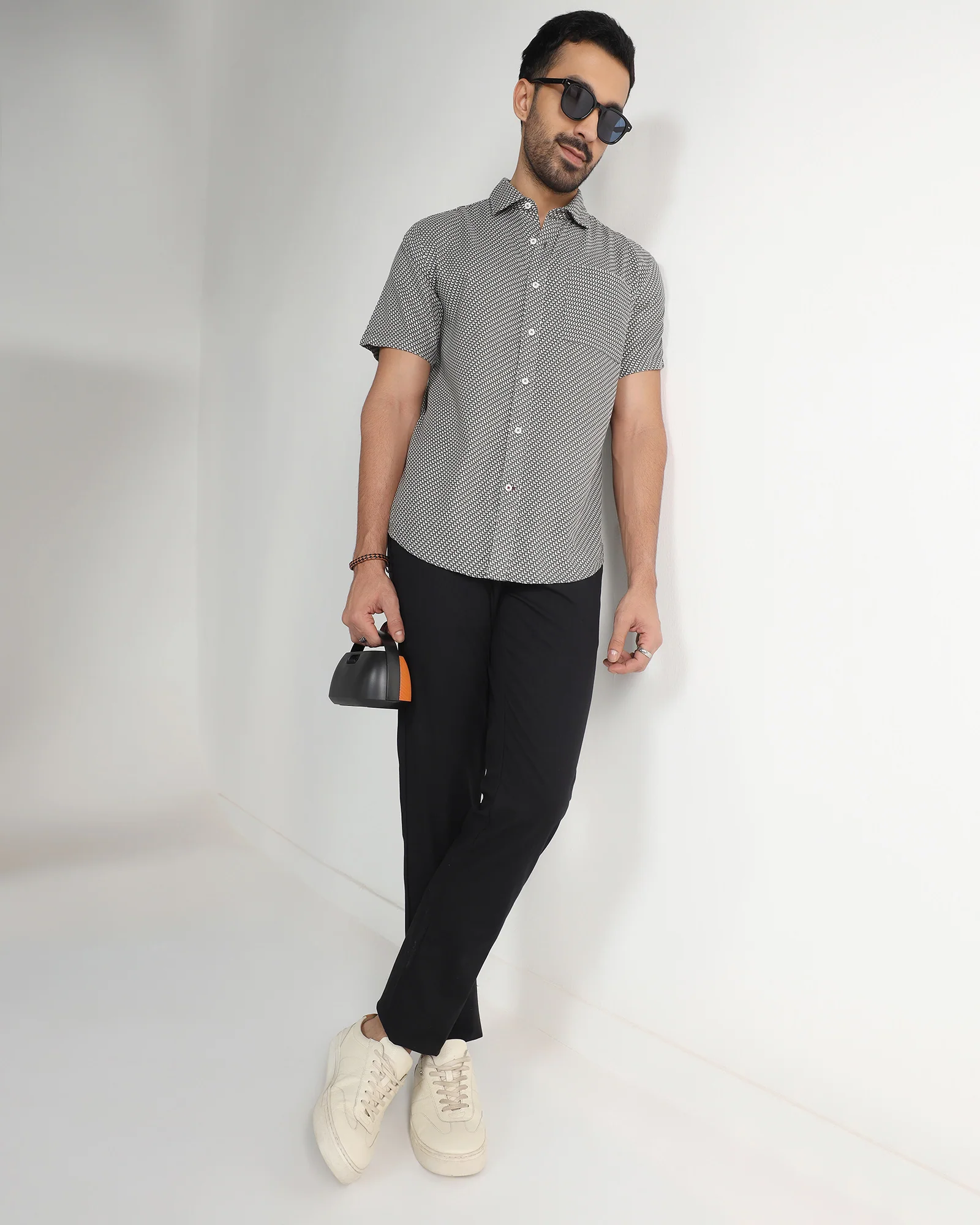 Black Unwrinkle Solid Khakis - Tigris - Image 6
