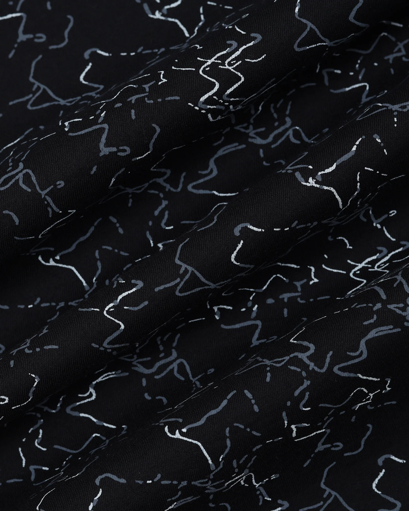 Black Printed Shirt - Hoden - Image 6