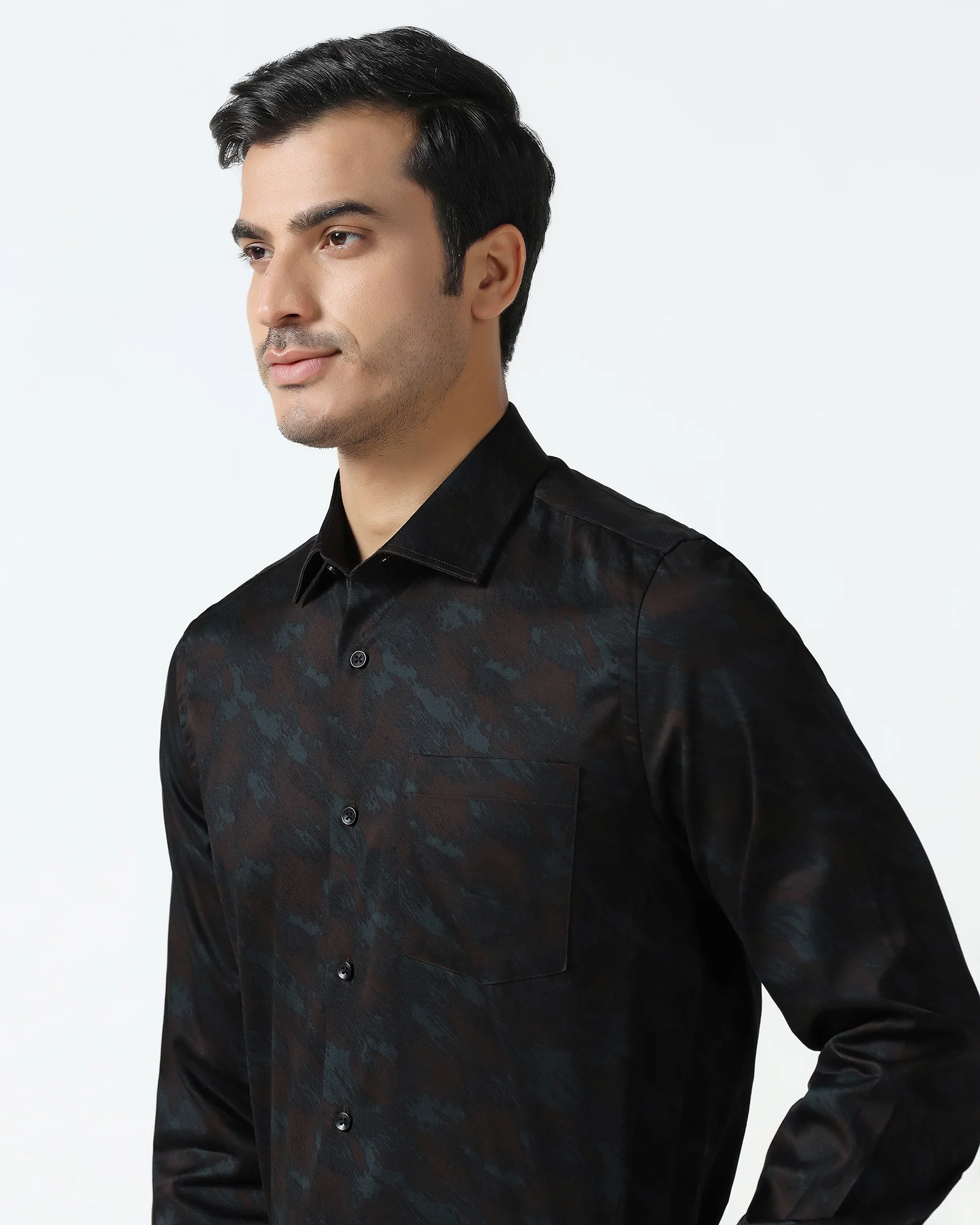 Black Printed Shirt - Ryker - Image 4