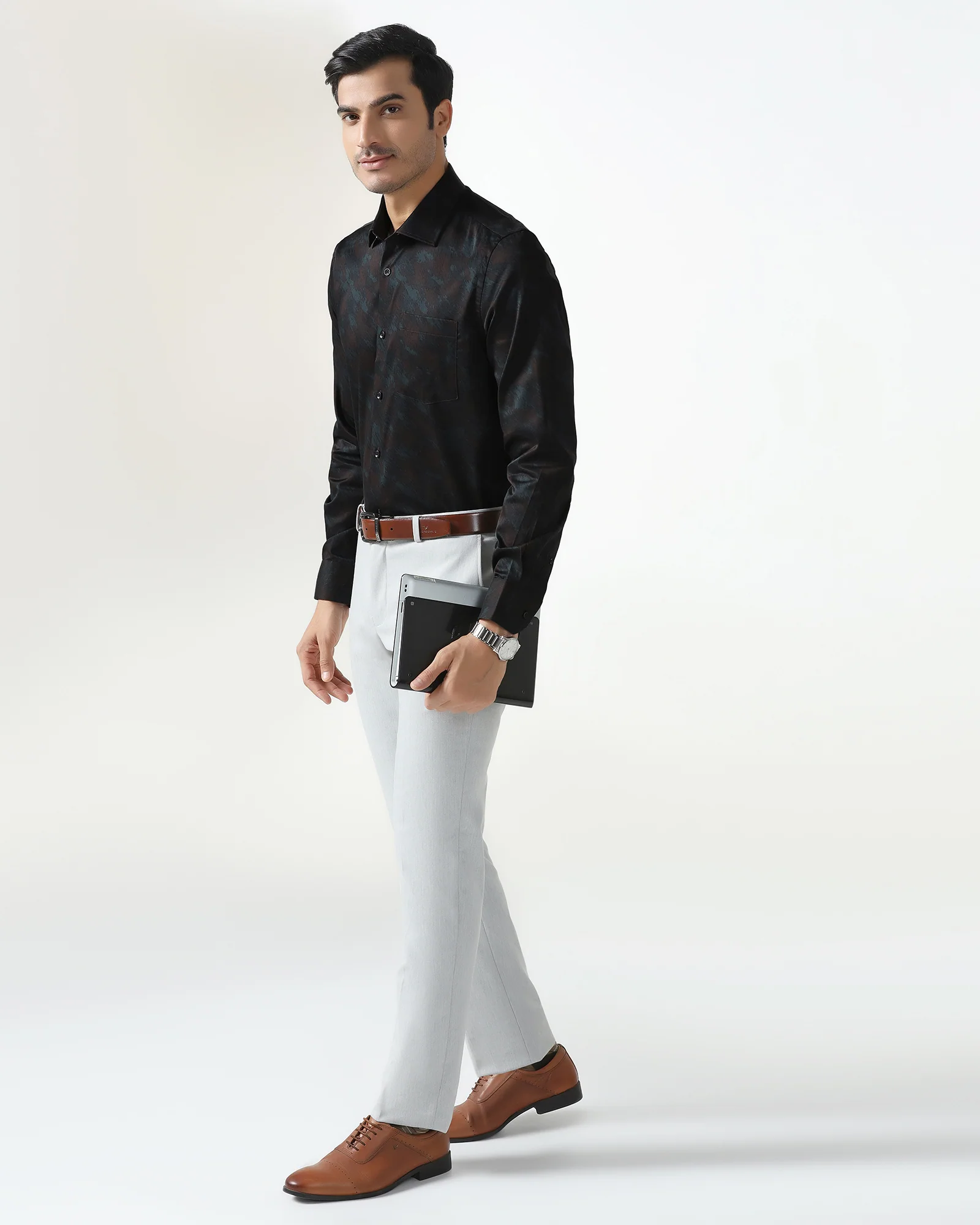 Black Printed Shirt - Ryker - Image 7