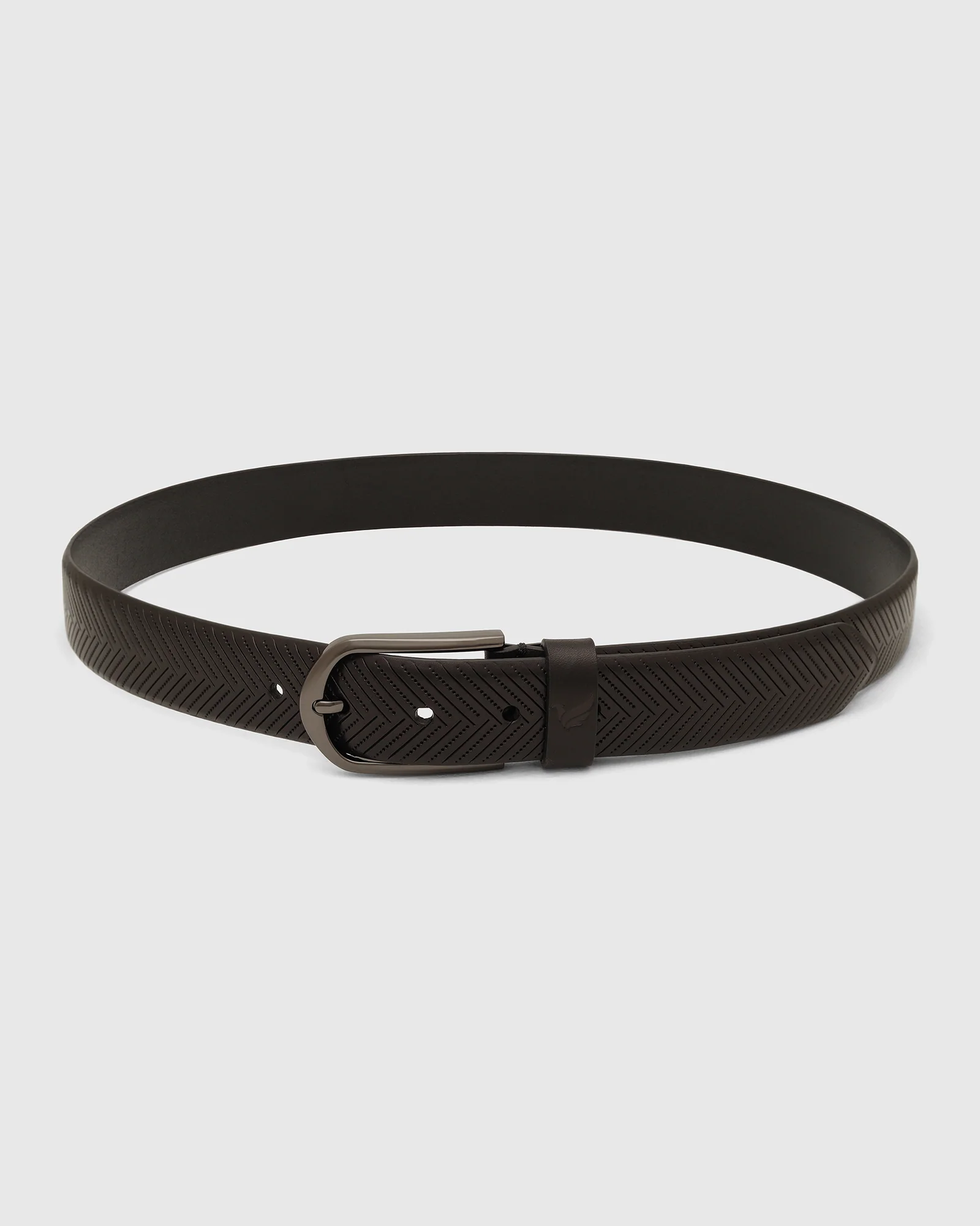 Leather Black Solid Belt - Wiston - Image 4