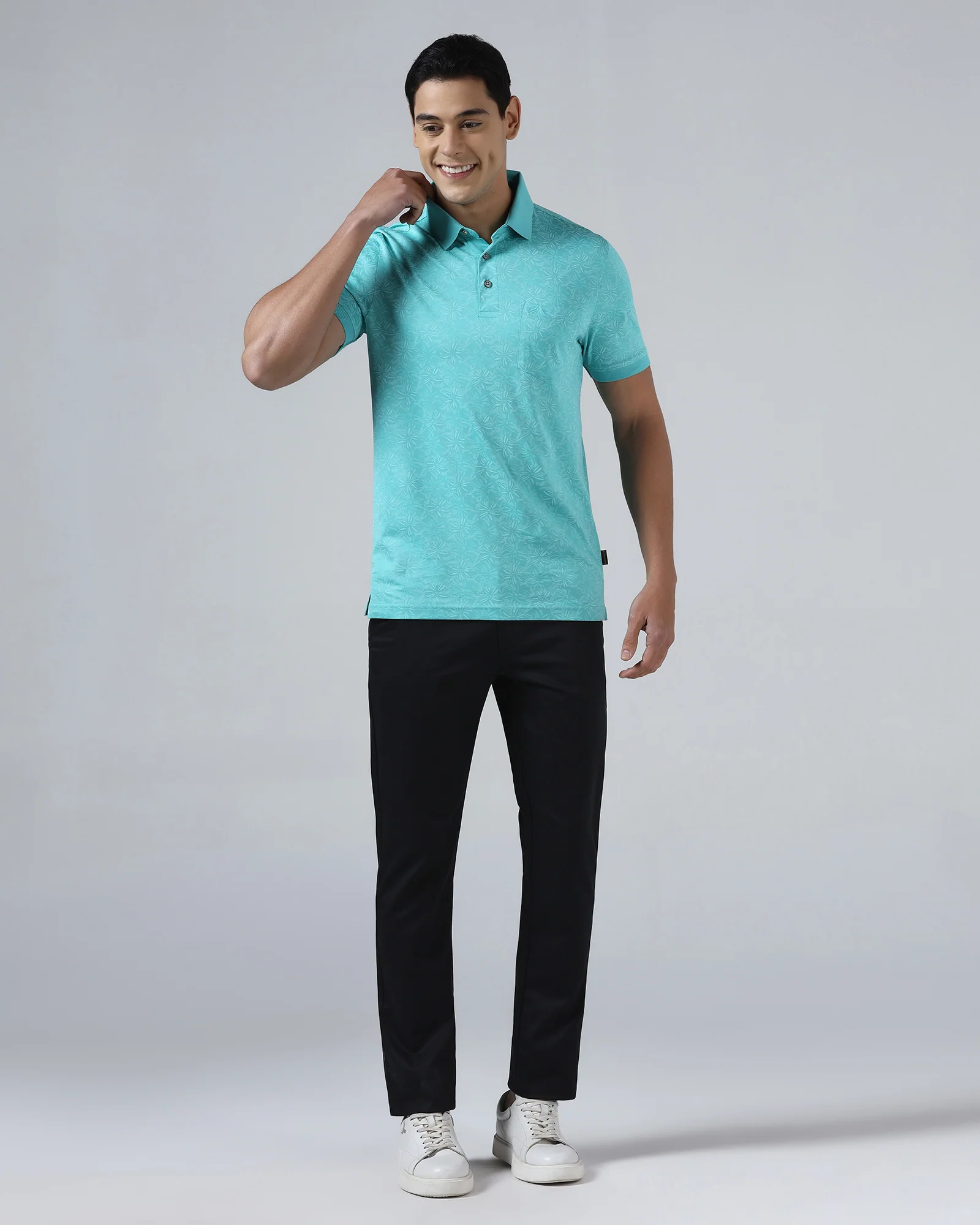 Black Solid Khaki - Elm