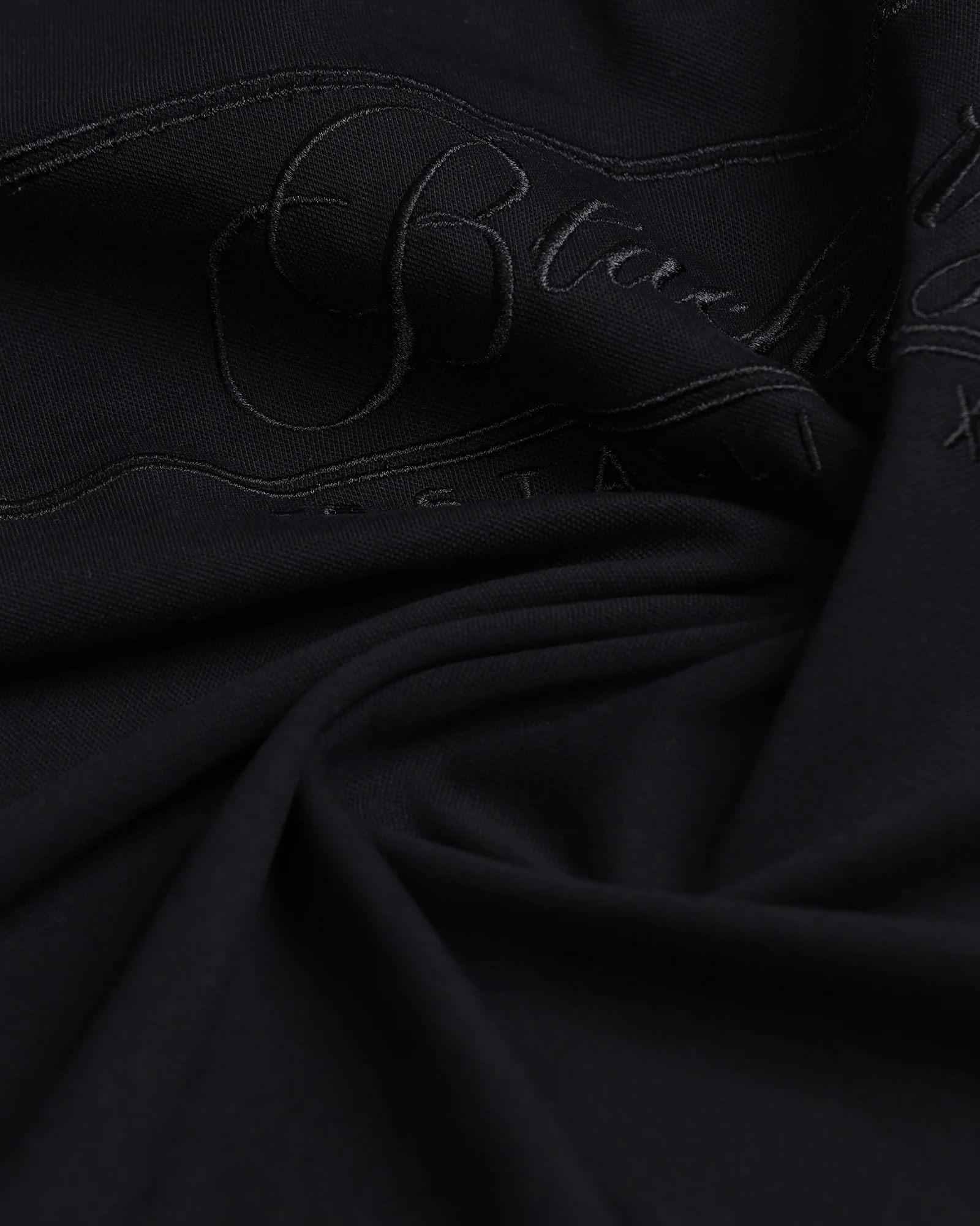 Black Solid Polo - Grand - Image 6