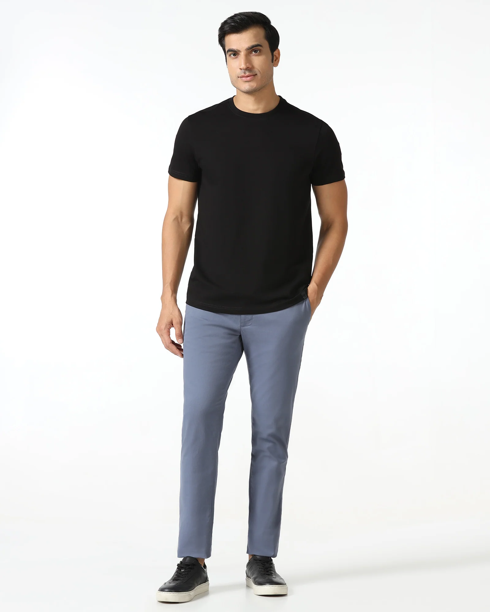 Must Haves Black Crew Neck Solid T-Shirt - Twin - Image 3