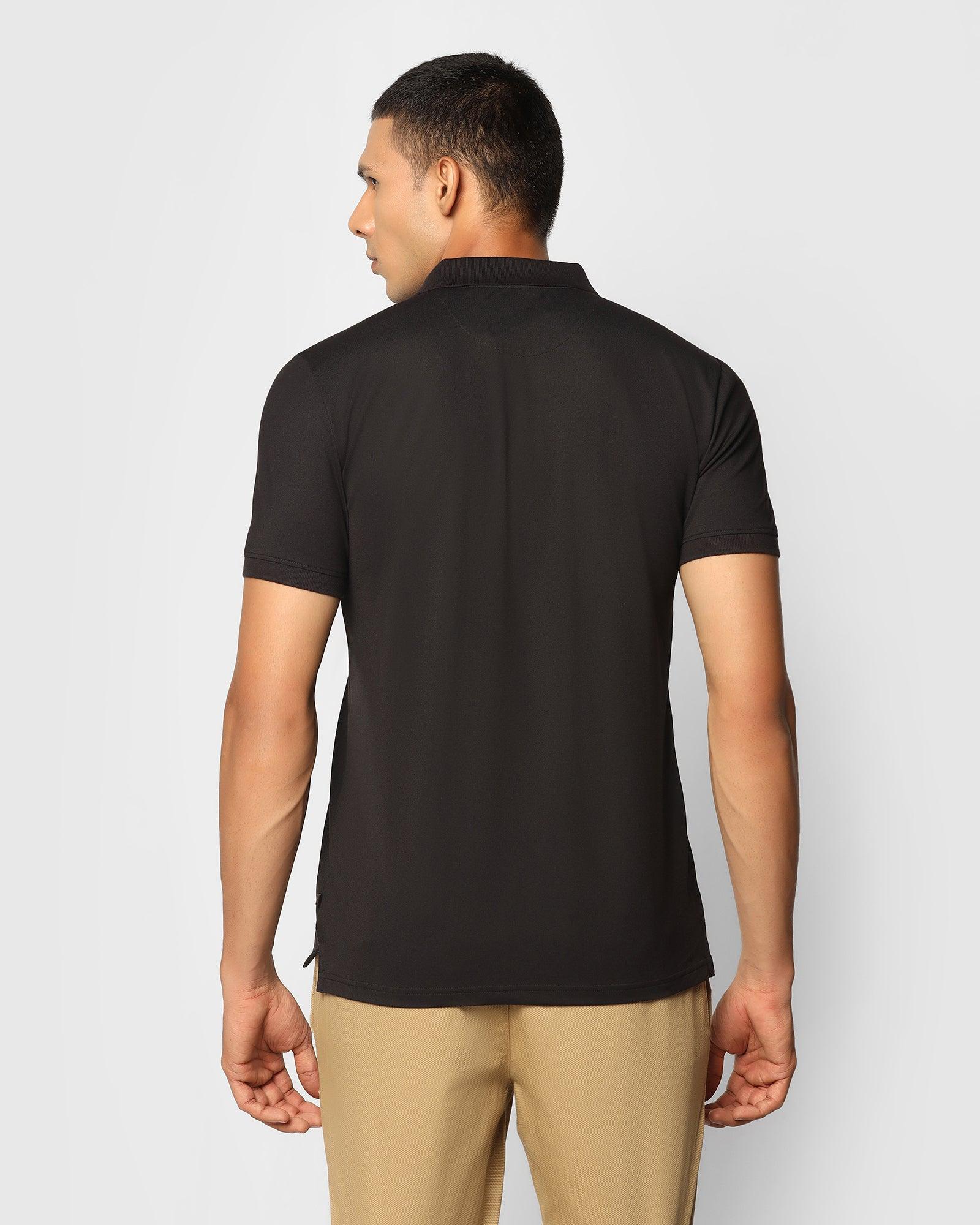 Black Must Haves Solid Polo - Yukii - Image 2