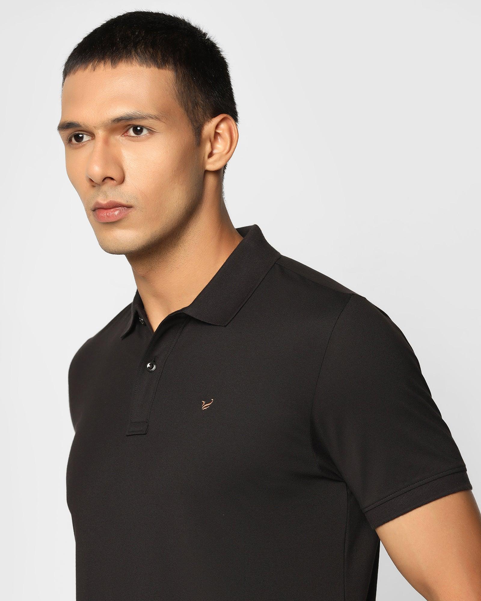 Black Must Haves Solid Polo - Yukii - Image 4
