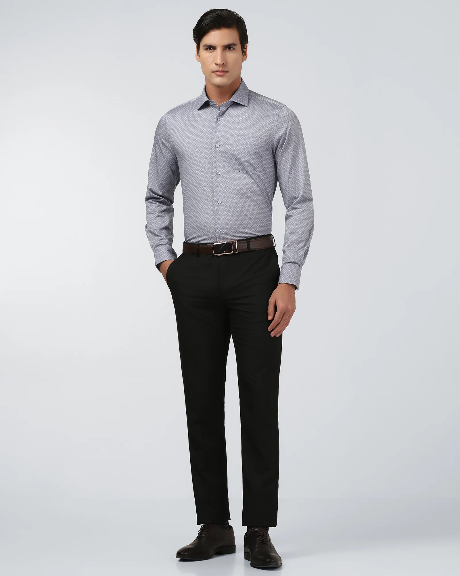 Black Solid Trouser - Luis - Image 3