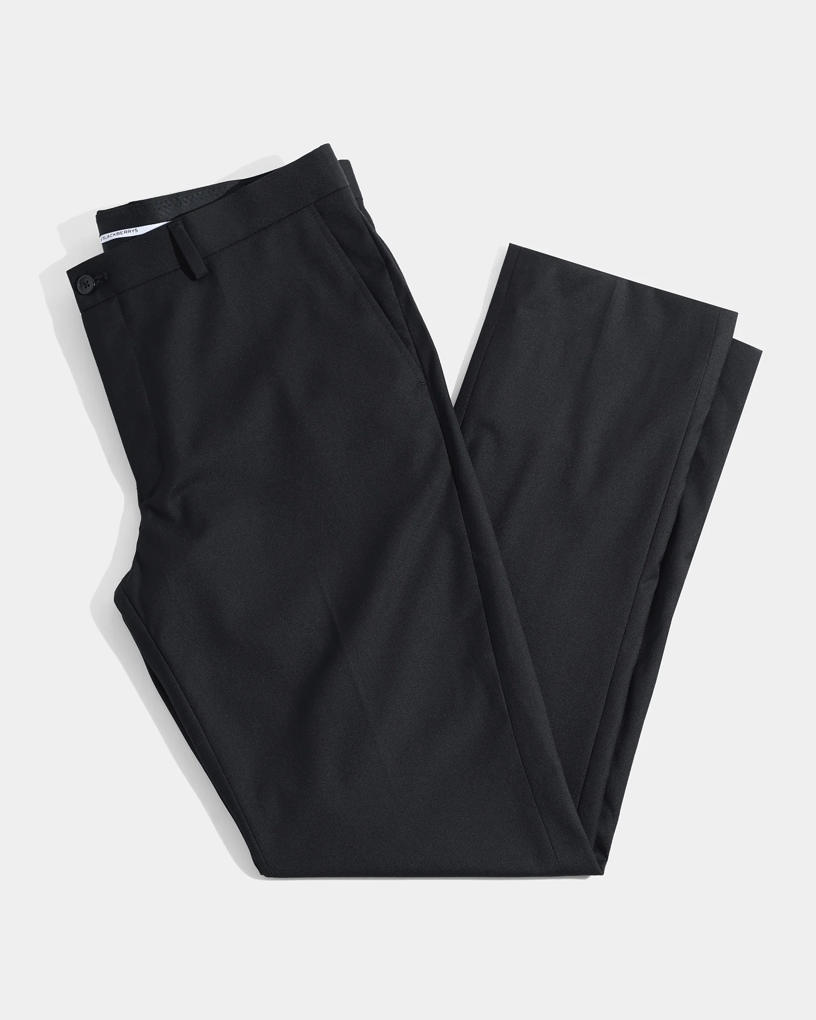 Black Solid Trouser - Marco - Image 5