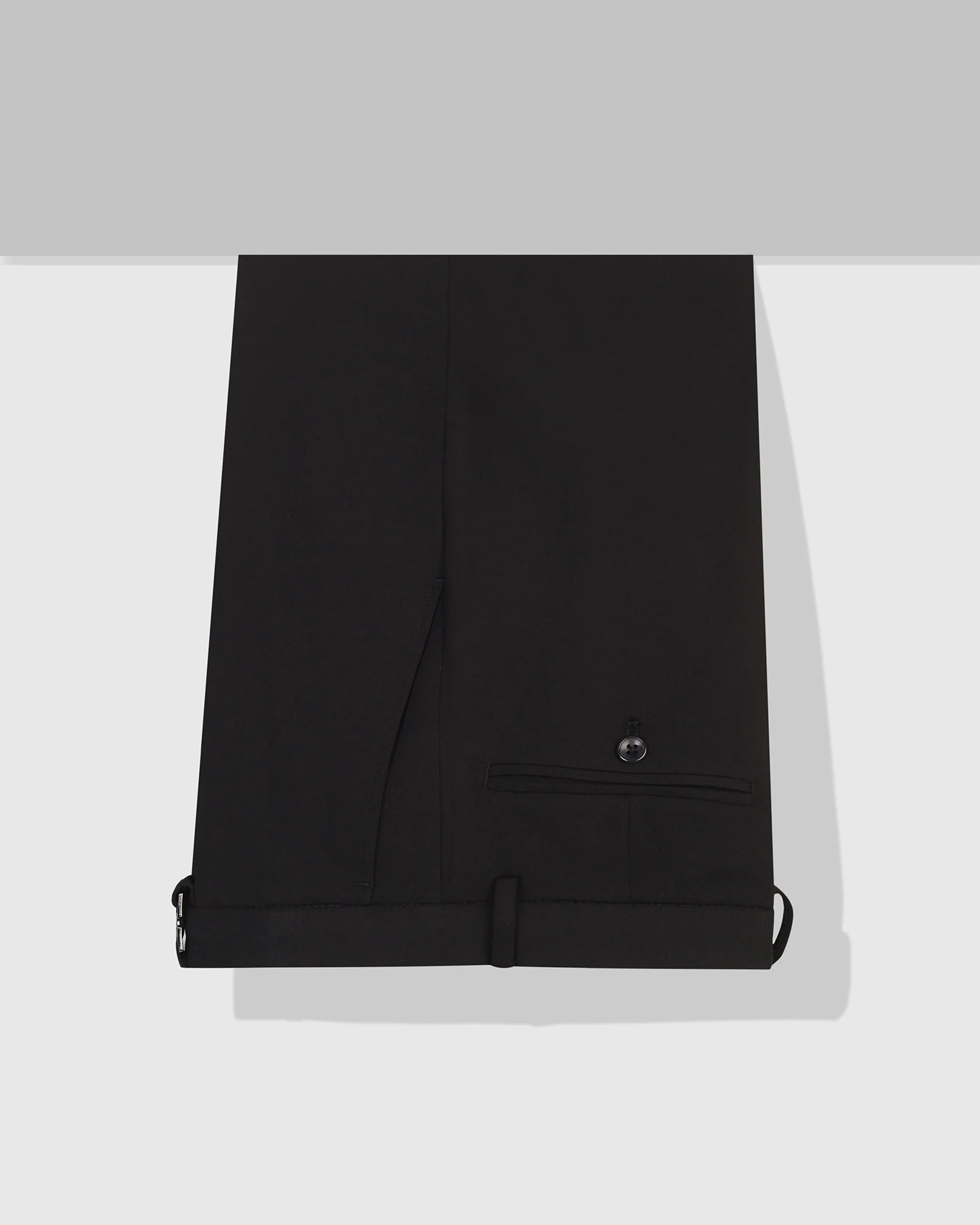 Black Solid Trouser - Oak - Image 5