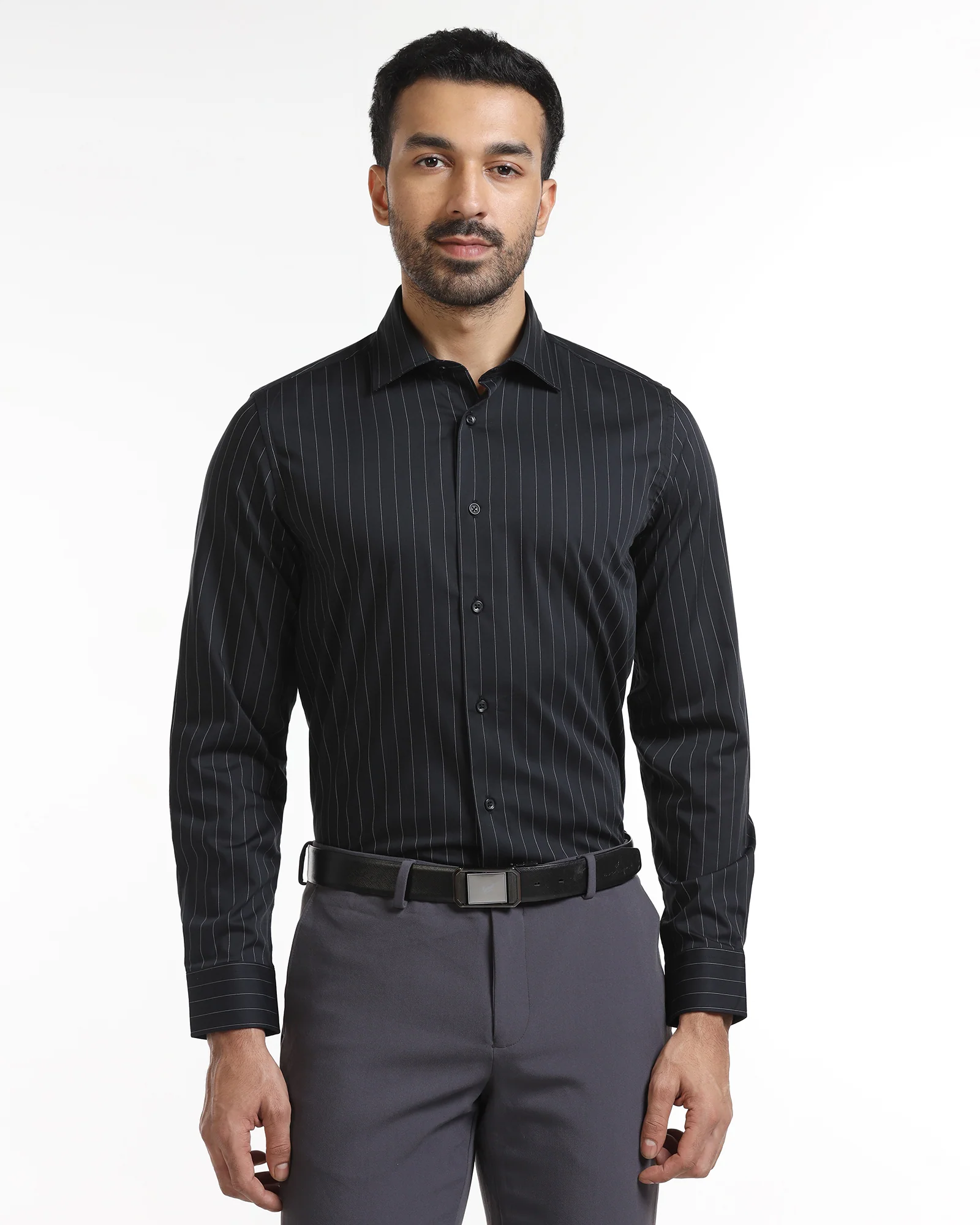 Black Stripe Shirt - Eager