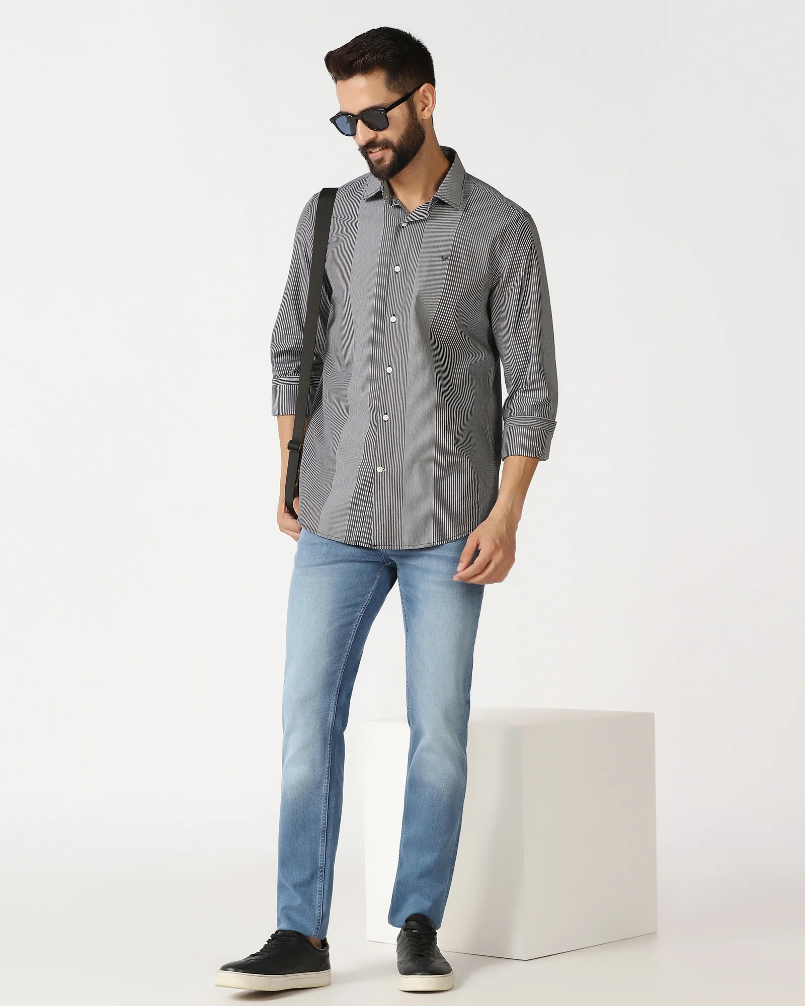 Black Stripe Shirt - Juden - Image 8