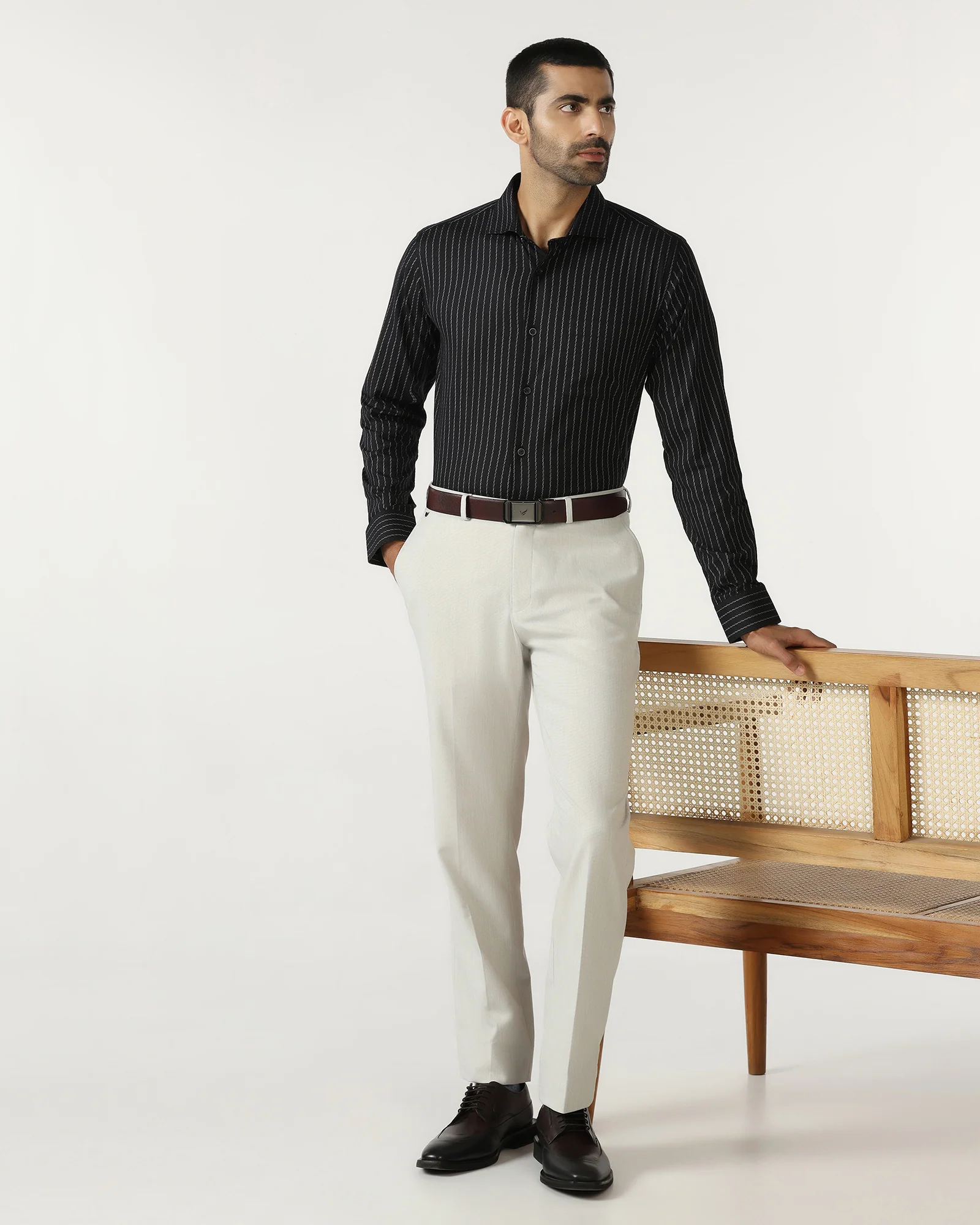 Black Stripe Shirt - Rooter - Image 8