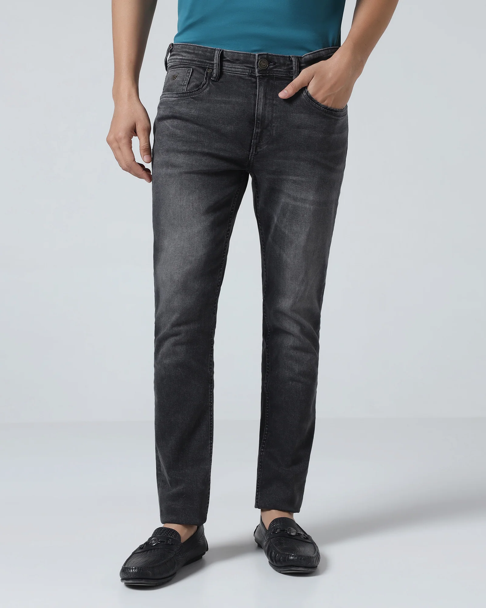 Black Superflex Slim Fit Jeans - Armin - Image 3