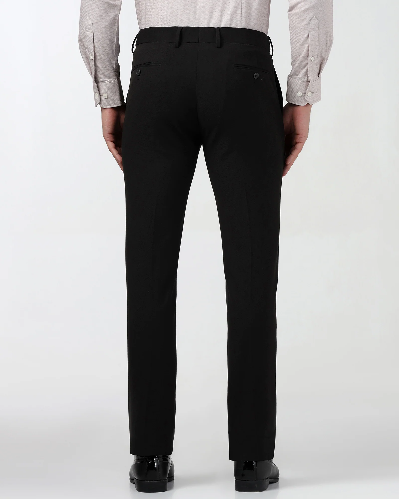 Black Technowaist Textured Trouser - Billy - Image 2