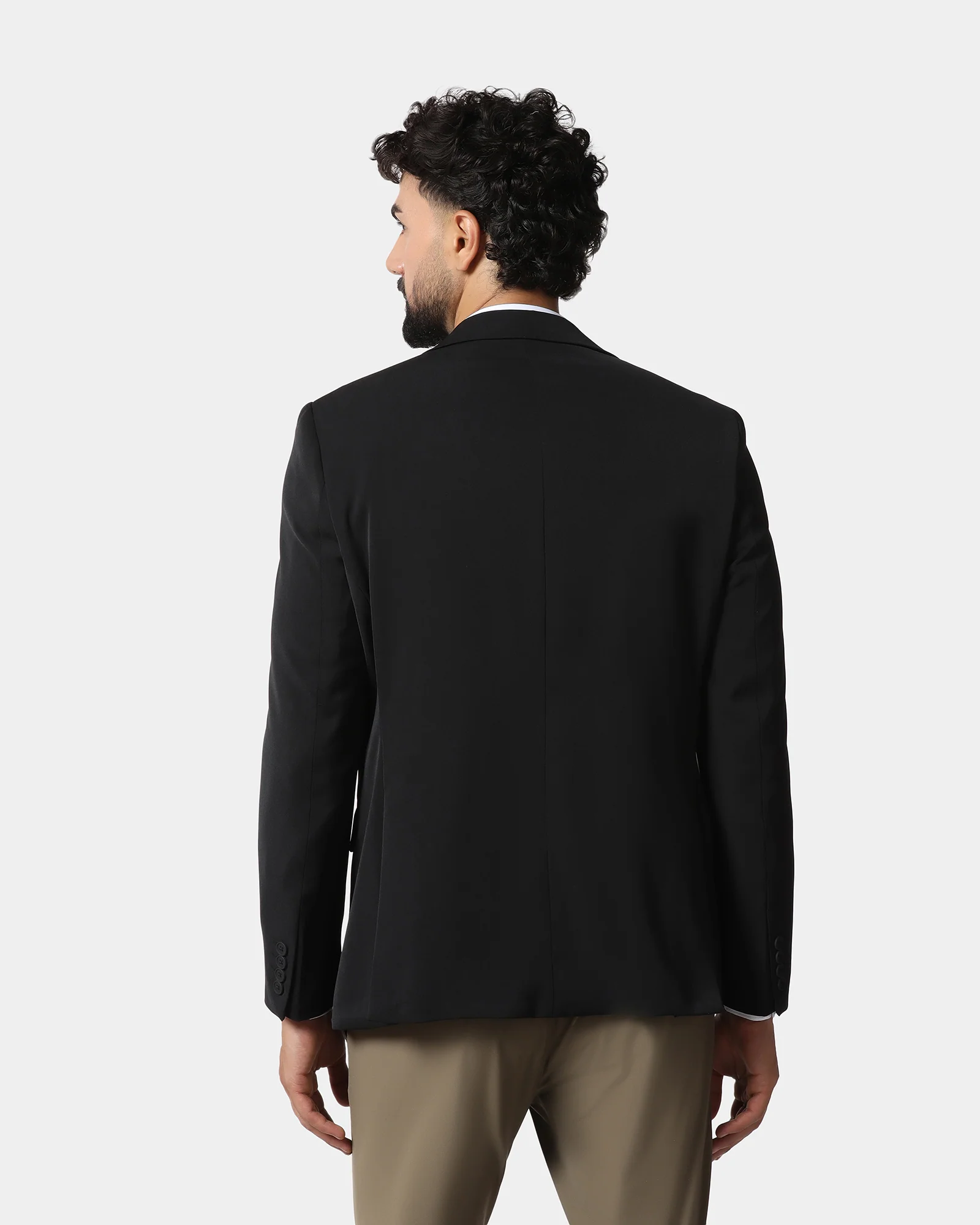 Black TechPro Solid Blazer - Absolute - Image 2