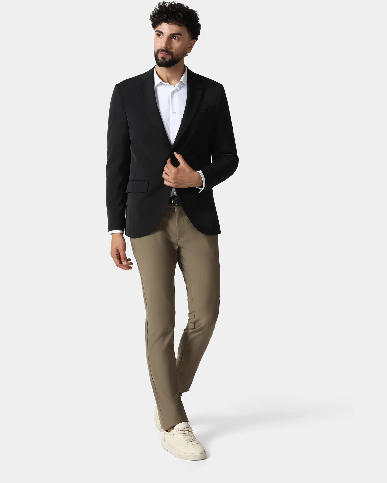 Black TechPro Solid Blazer - Absolute - Image 3