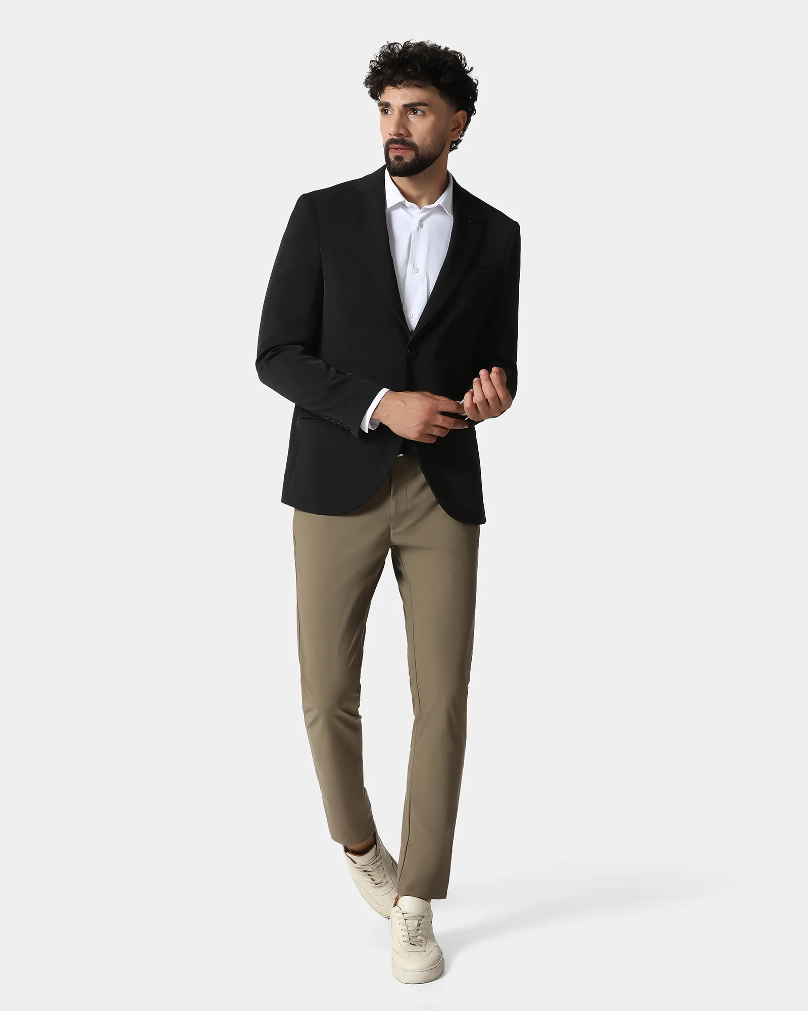 Black TechPro Solid Blazer - Absolute - Image 6