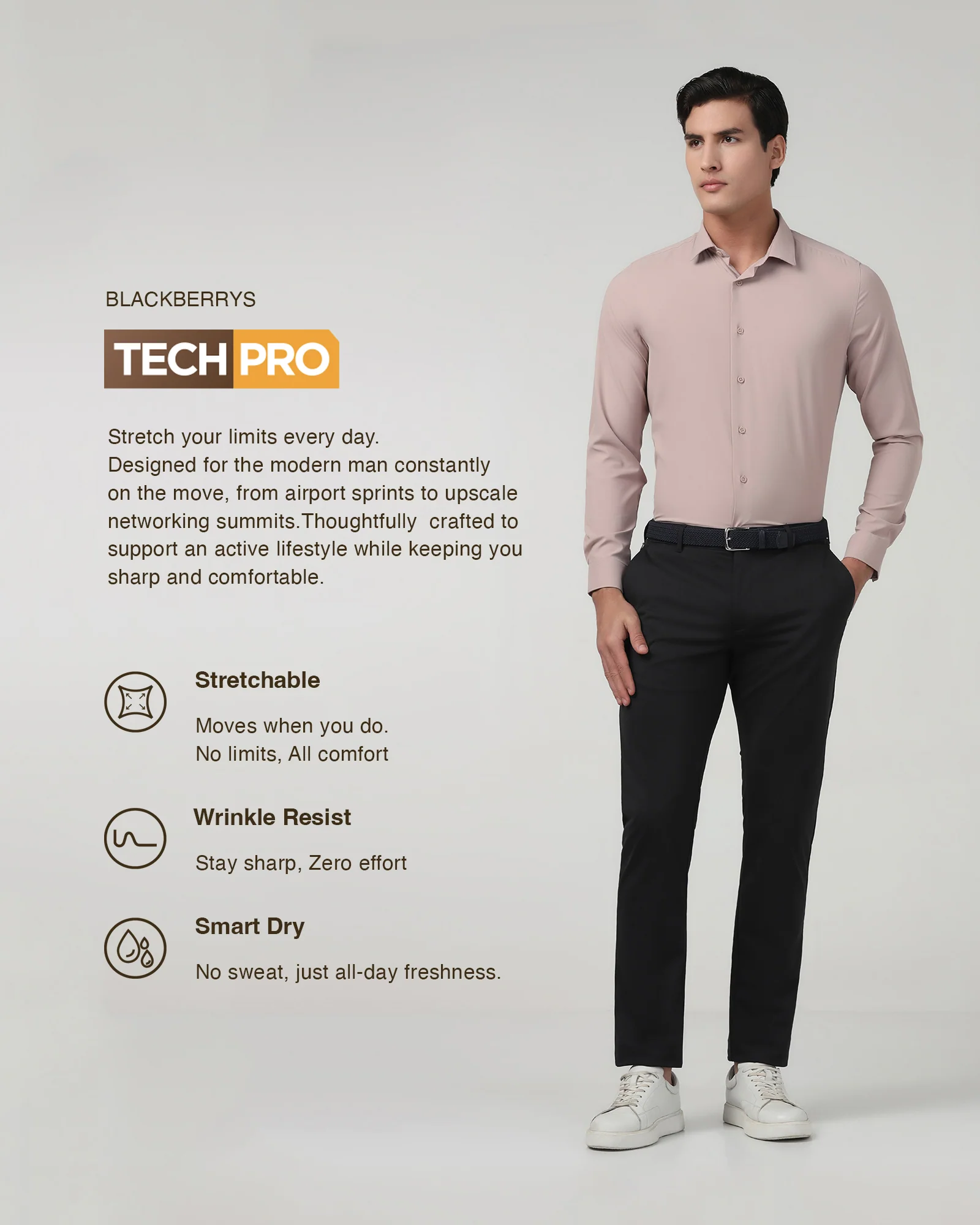 Black TechPro Solid Khaki - Yukon - Image 3