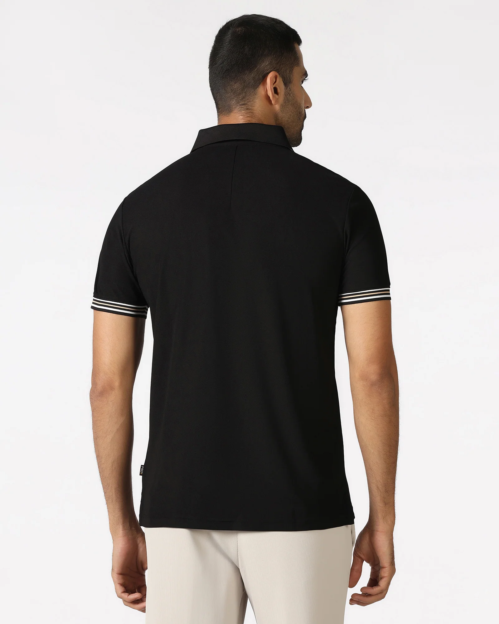 Black TechPro Solid Polo - Logan - Image 2