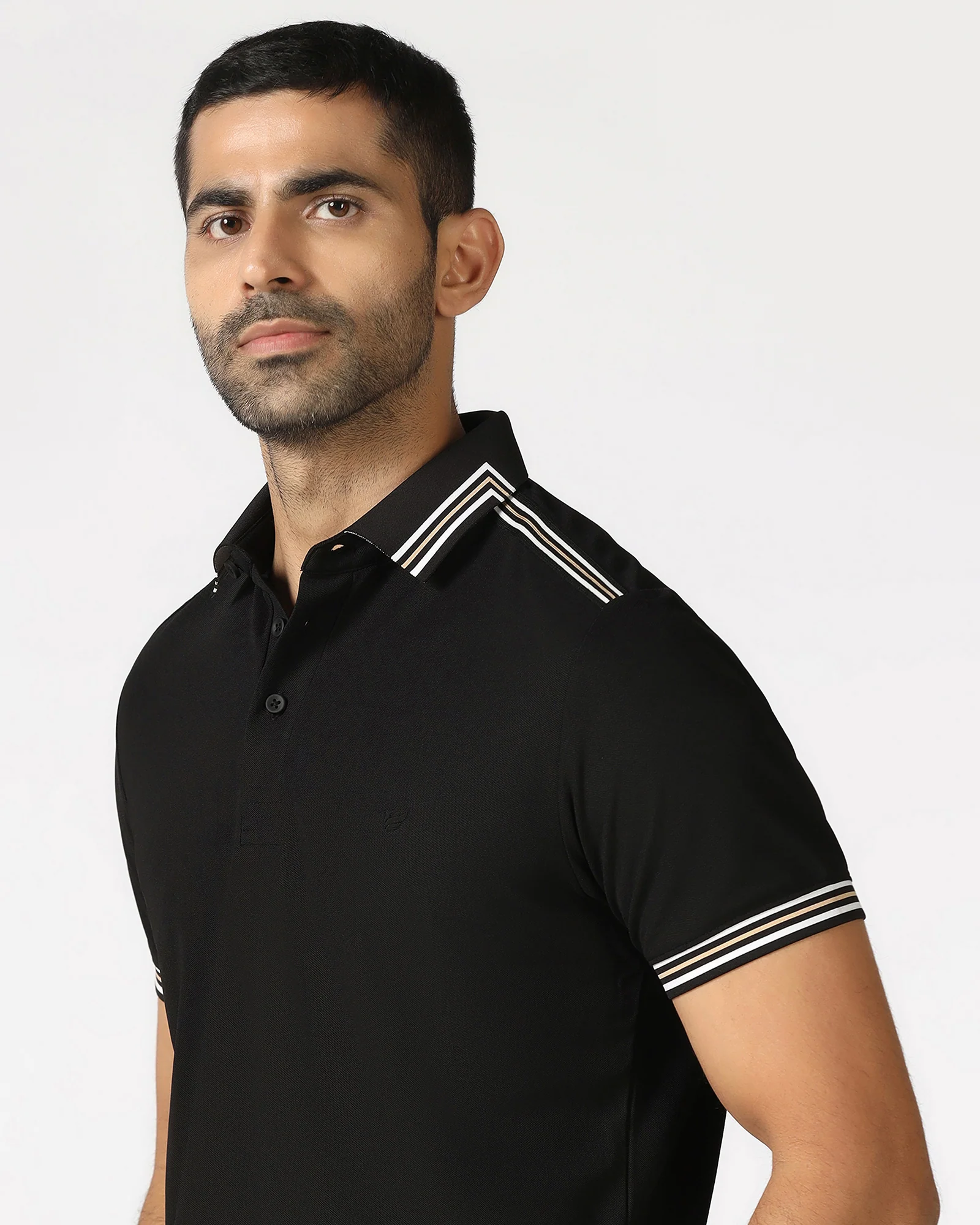 Black TechPro Solid Polo - Logan - Image 4