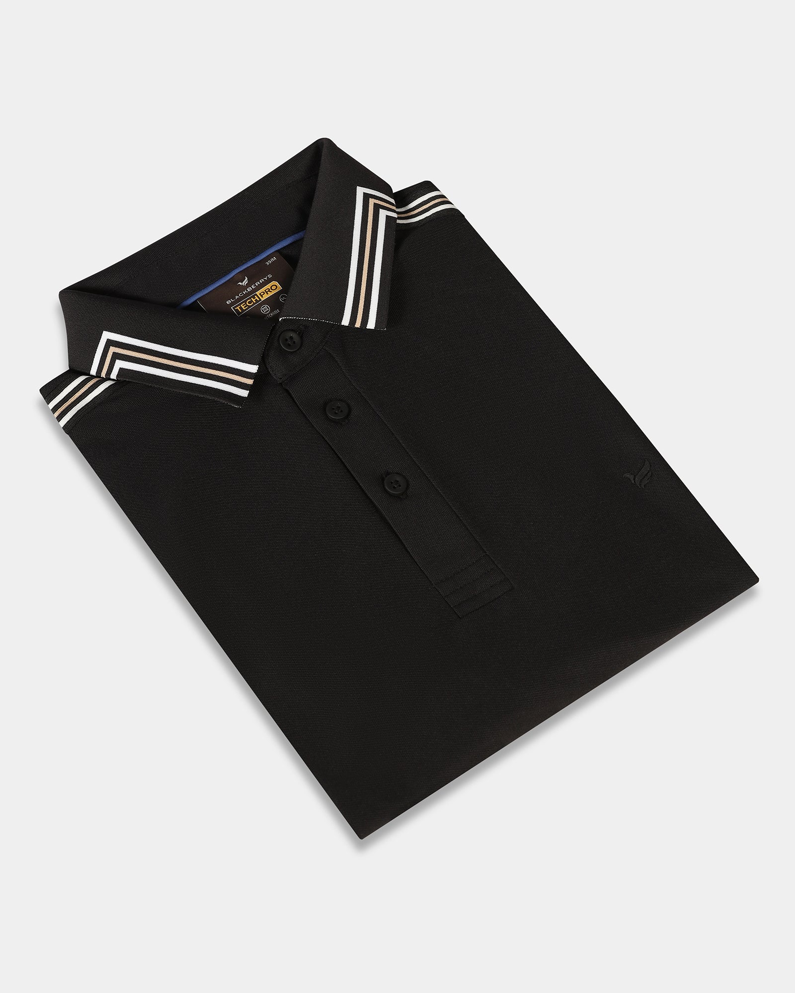 Black TechPro Solid Polo - Logan - Image 5